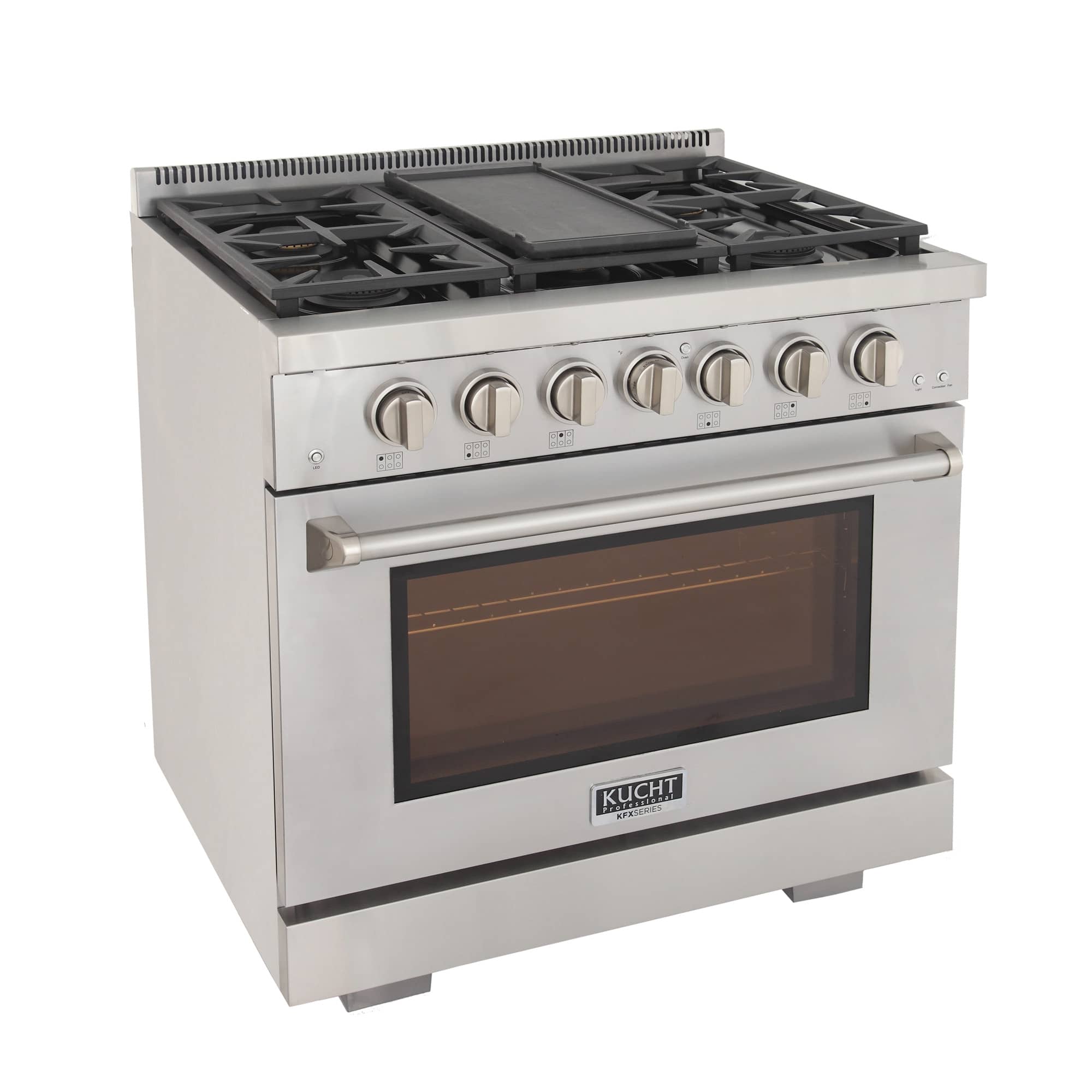 Kucht 36-Inch Propane Gas Range with 5.2 cu ft. Oven (KFX360/LP-S) - Image 17