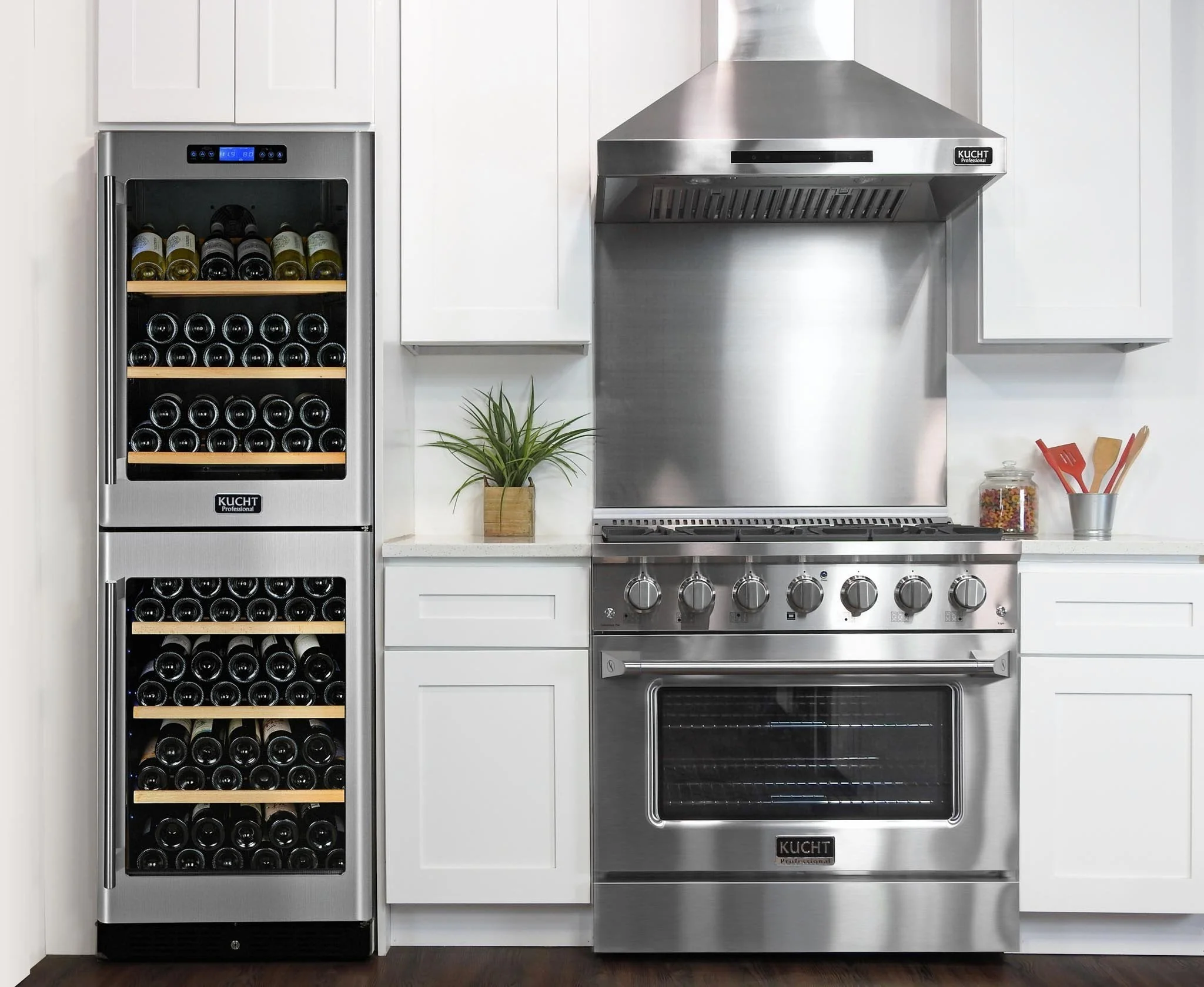 Kucht 36-Inch Propane Gas Range with Sealed Burners & 5.2 Cu. Ft. Convection Oven in Stainless Steel (KNG361/LP-S) - Image 2