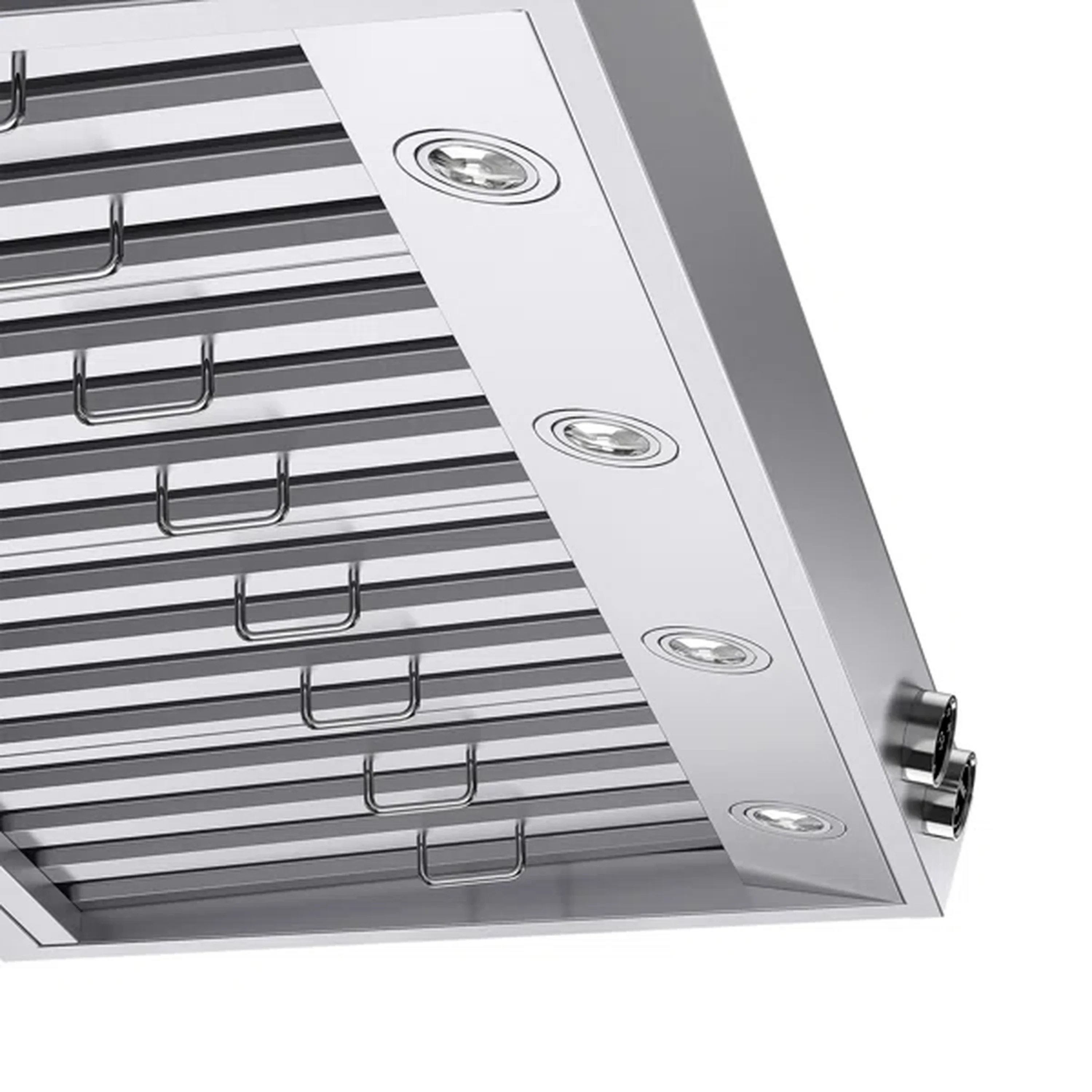 Kucht 48-Inch 1200 CFM Ducted Under Cabinet Range Hood in Stainless Steel with Digital Controls (KRH480-SS) - Image 4