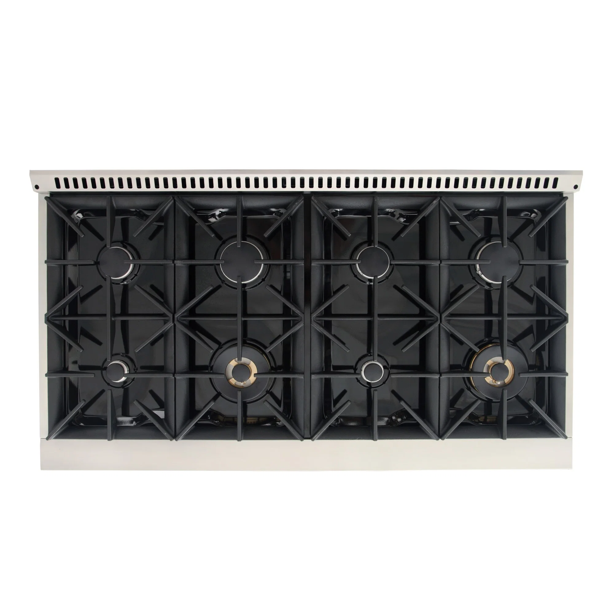Kucht 48-Inch Dual Fuel Range with Natural Gas Burner Cooktop & Electric Oven in Cement Gray (KDF482 -CY) - Image 6