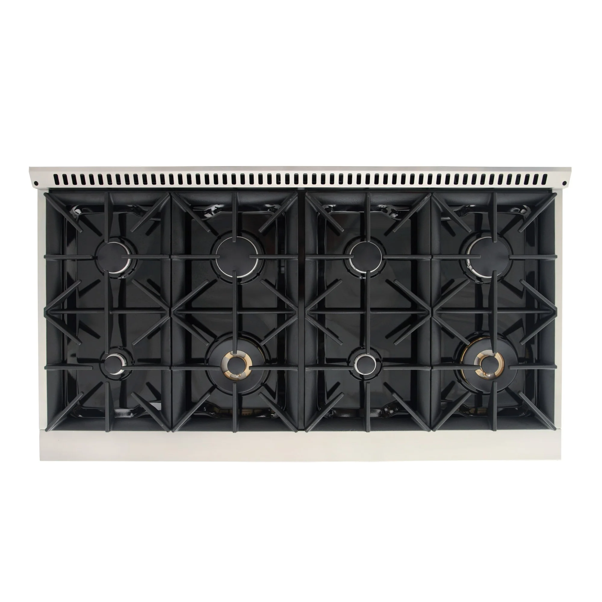 Kucht 48-Inch Dual Fuel Range with Propane Gas Burner Cooktop & Electric Oven in Cement Gray (KDF482/LP-CY) - Image 4