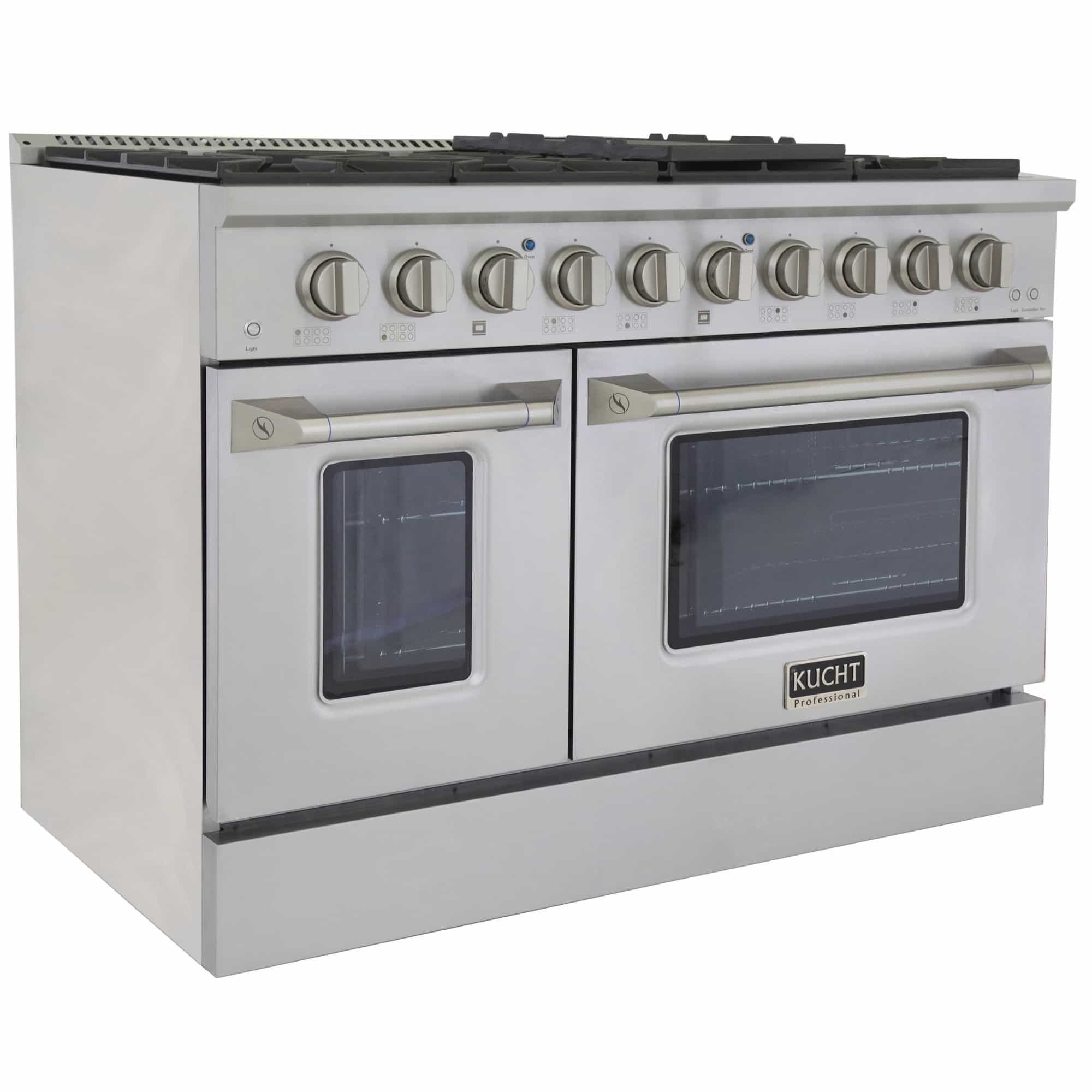 Kucht 48-Inch Pro-Style Dual Fuel Range with Propane Gas in Stainless Steel (KDF482/LP-S) - Image 6