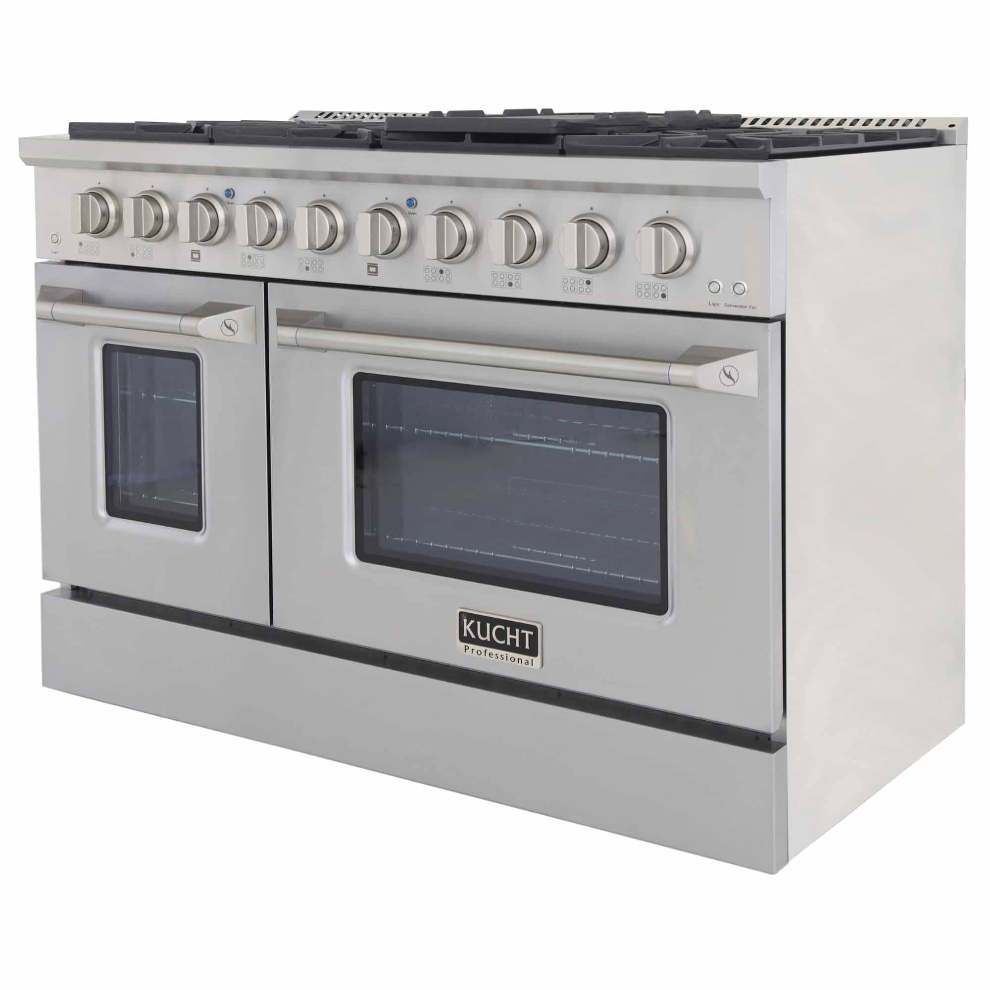 Kucht 48-Inch Pro-Style Dual Fuel Range with Propane Gas in Stainless Steel (KDF482/LP-S) - Image 7