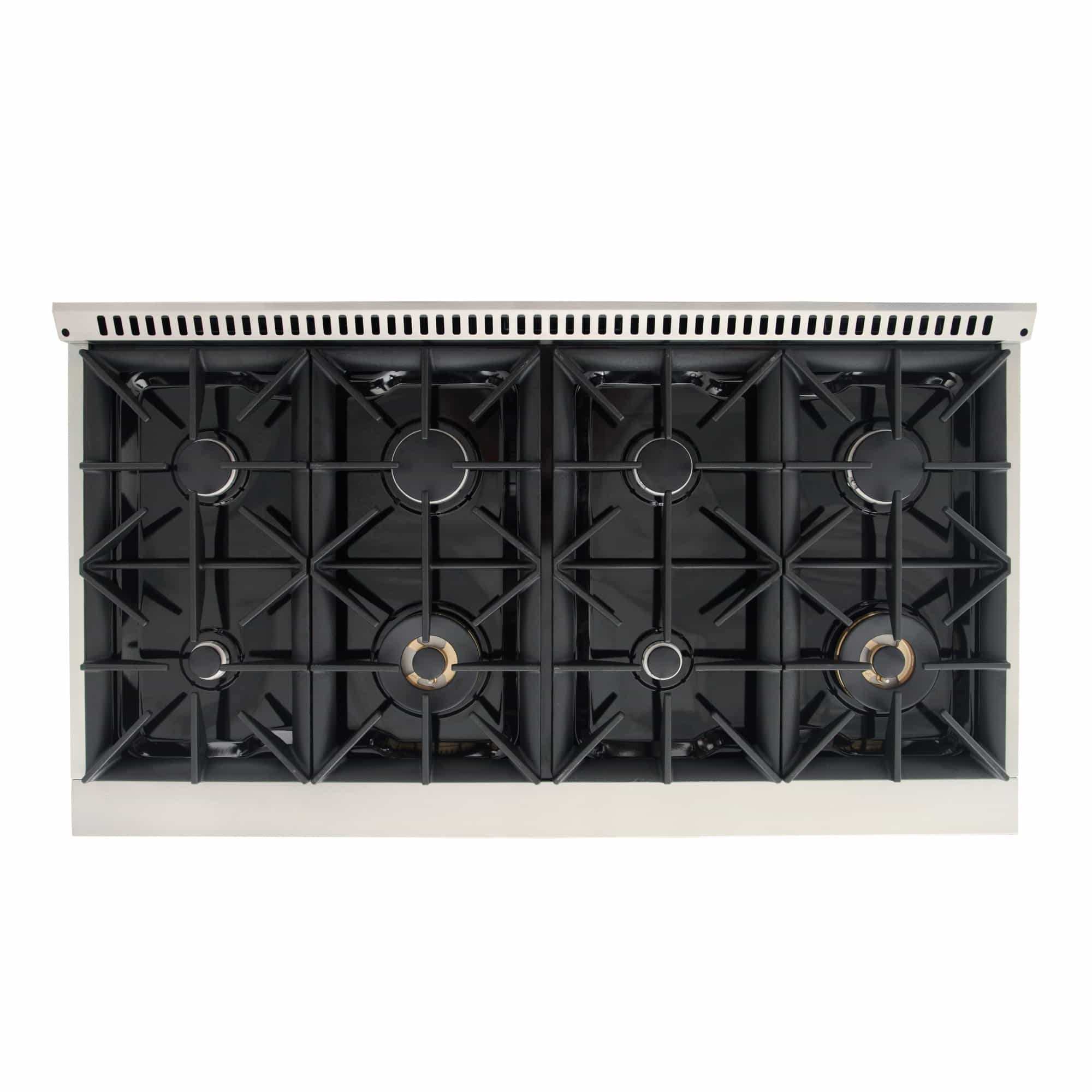 Kucht 48-Inch Pro-Style Dual Fuel Range with Propane Gas in Stainless Steel with Black Oven Door (KDF482/LP-K) - Image 10