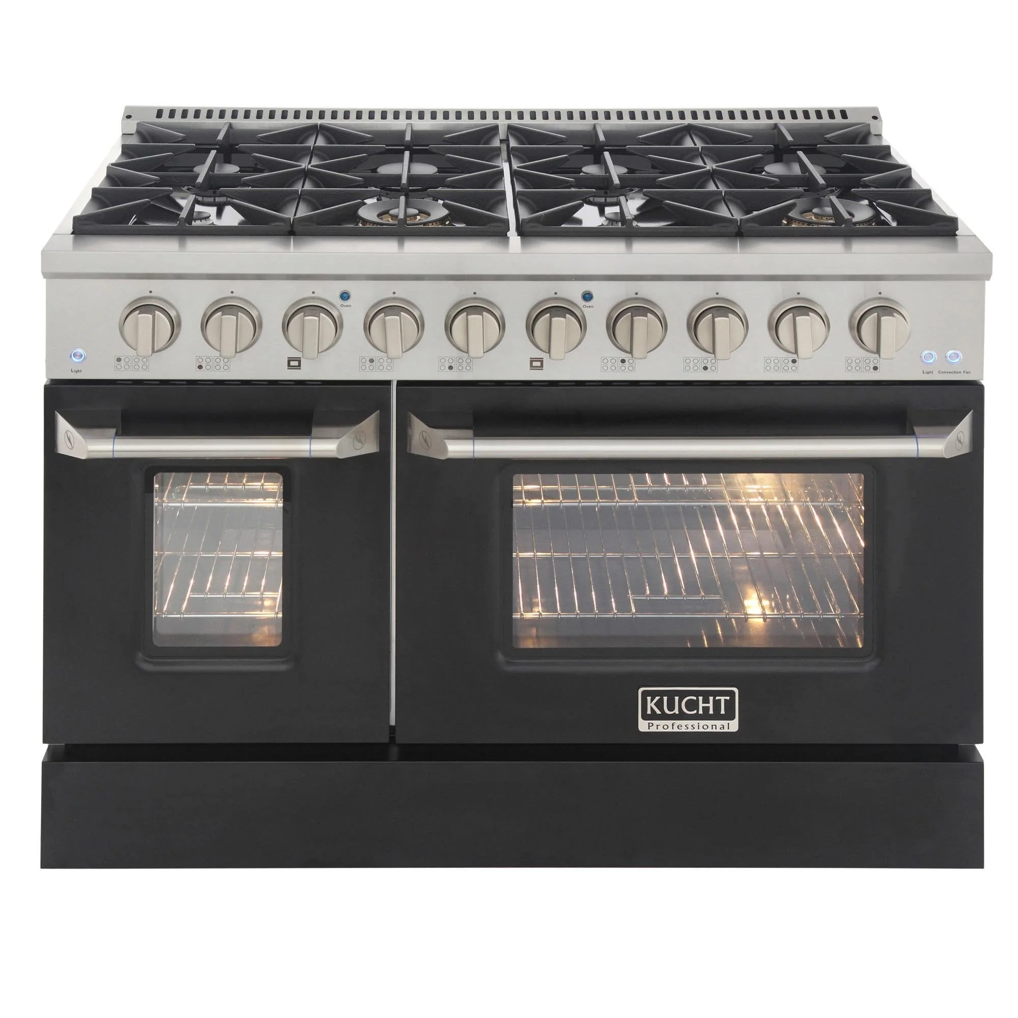 Kucht 48-Inch Propane Gas Range with 6.7 Cu. Ft. Oven & Grill/Griddle in Black (KNG481/LP-K) - Image 4