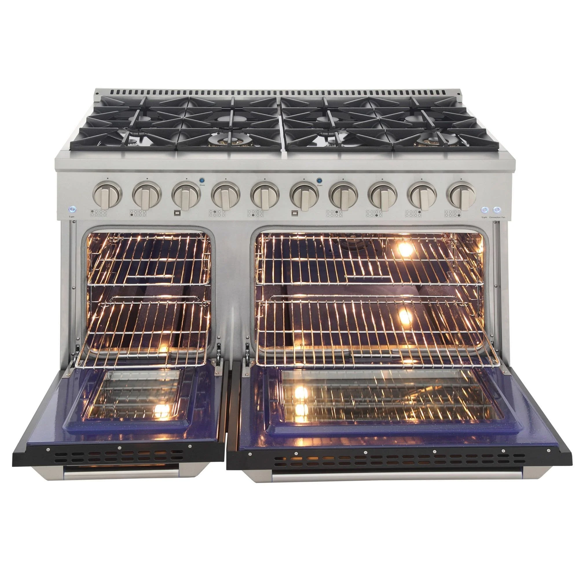 Kucht 48-Inch Propane Gas Range with 6.7 Cu. Ft. Oven & Grill/Griddle in Black (KNG481/LP-K) - Image 5
