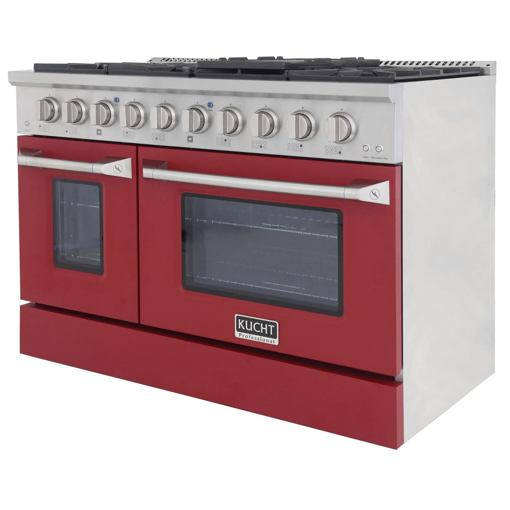 Kucht 48-Inch Propane Gas Range with 6.7 Cu. Ft. Oven, & Grill/Griddle in Red (KNG481/LP-R) - Image 8