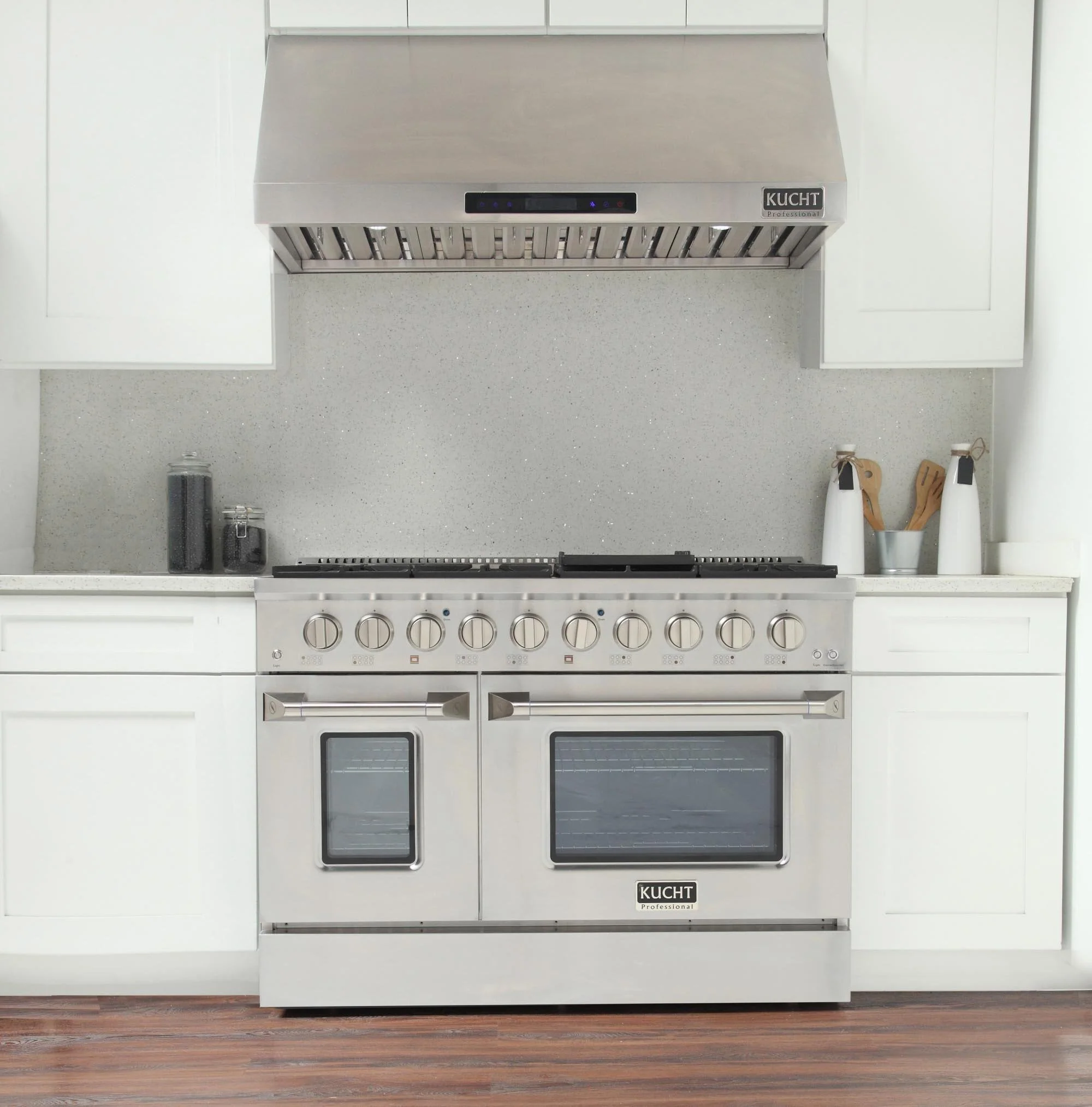 Kucht 48-Inch Propane Gas Range with 6.7 Cu. Ft. Oven & Grill/Griddle in Stainless Steel (KNG481/LP-S) - Image 2