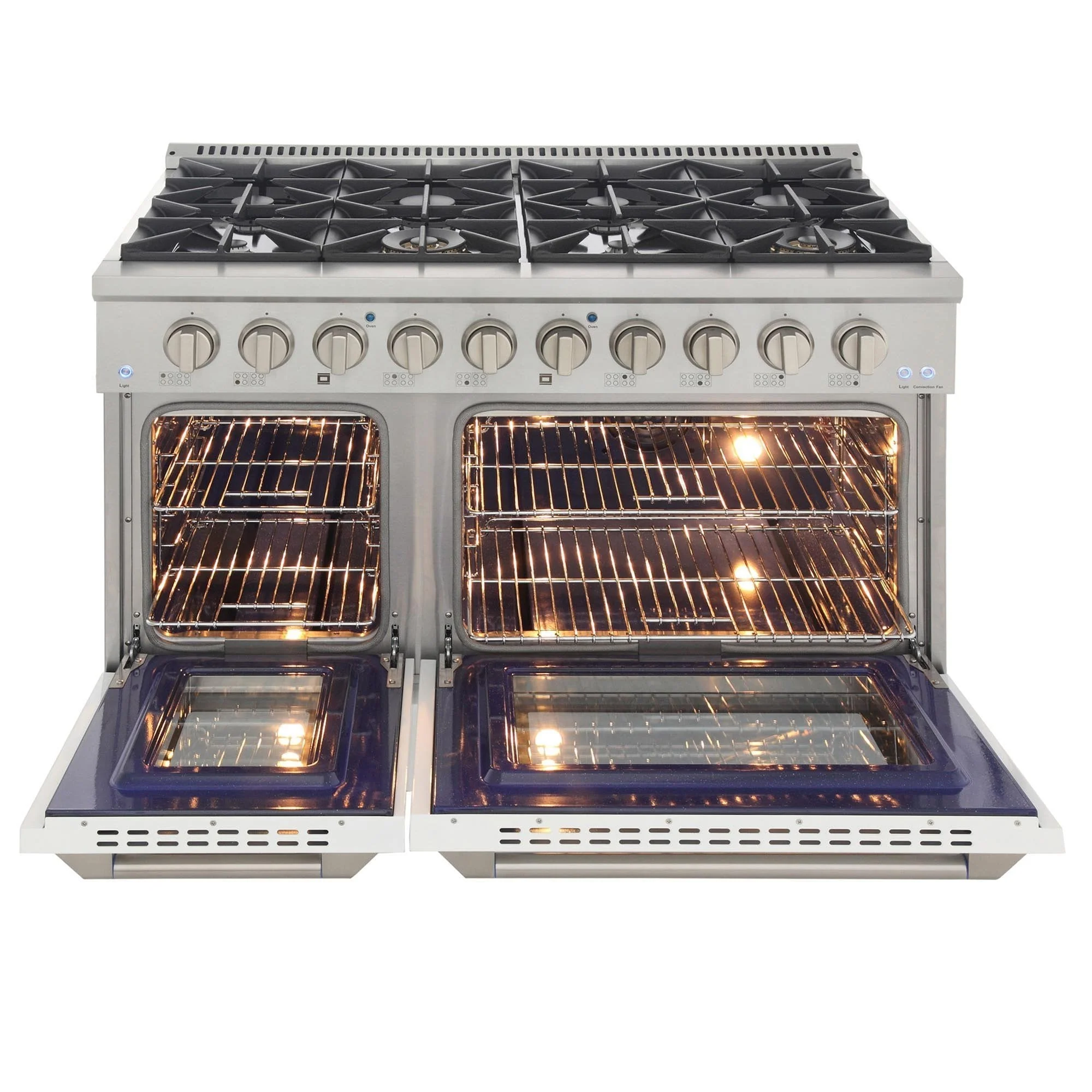 Kucht 48-Inch Propane Gas Range with 6.7 Cu. Ft. Oven & Grill/Griddle in White (KNG481/LP-W) - Image 6