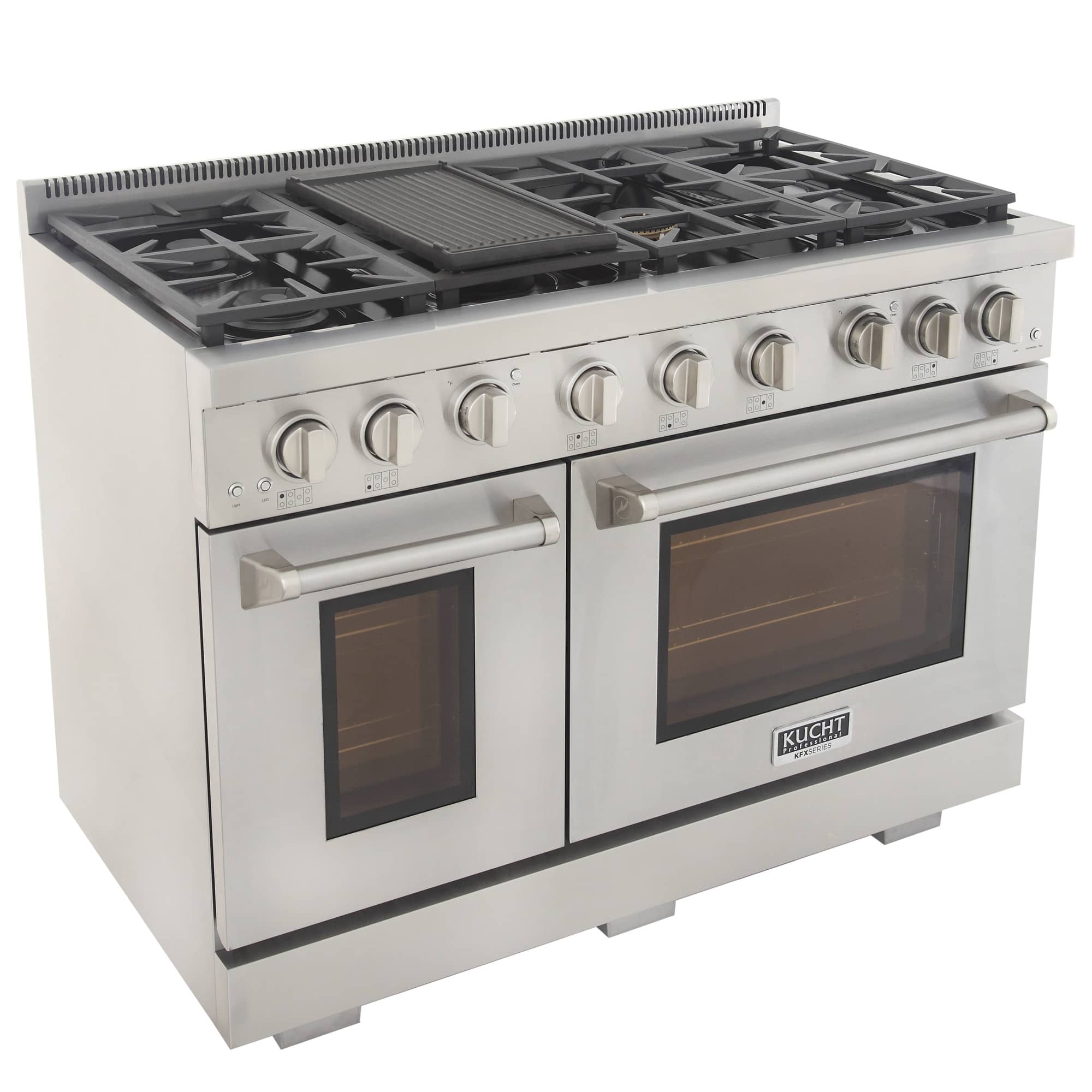Kucht 48-Inch Propane Gas Range with 6.7 cu ft. Oven (KFX480/LP-S) - Image 6