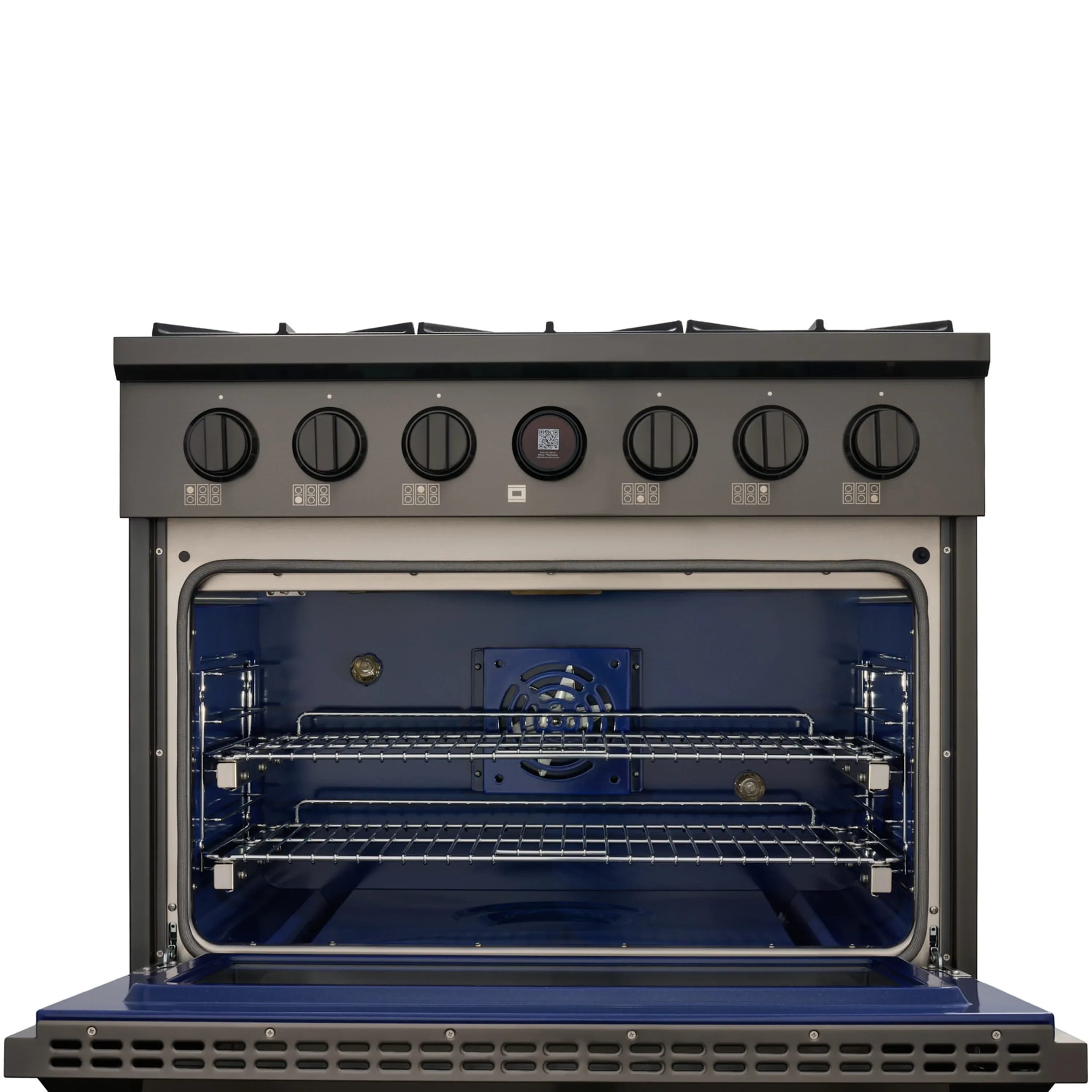 Kucht KX Gemstone 36-Inch Freestanding Propane Gas Dual Fuel Range with 6 Burners, 5.2 Cu. Ft. Oven Capacity in Titanium Stainless Steel (KXD36/LP-TT) - Image 5