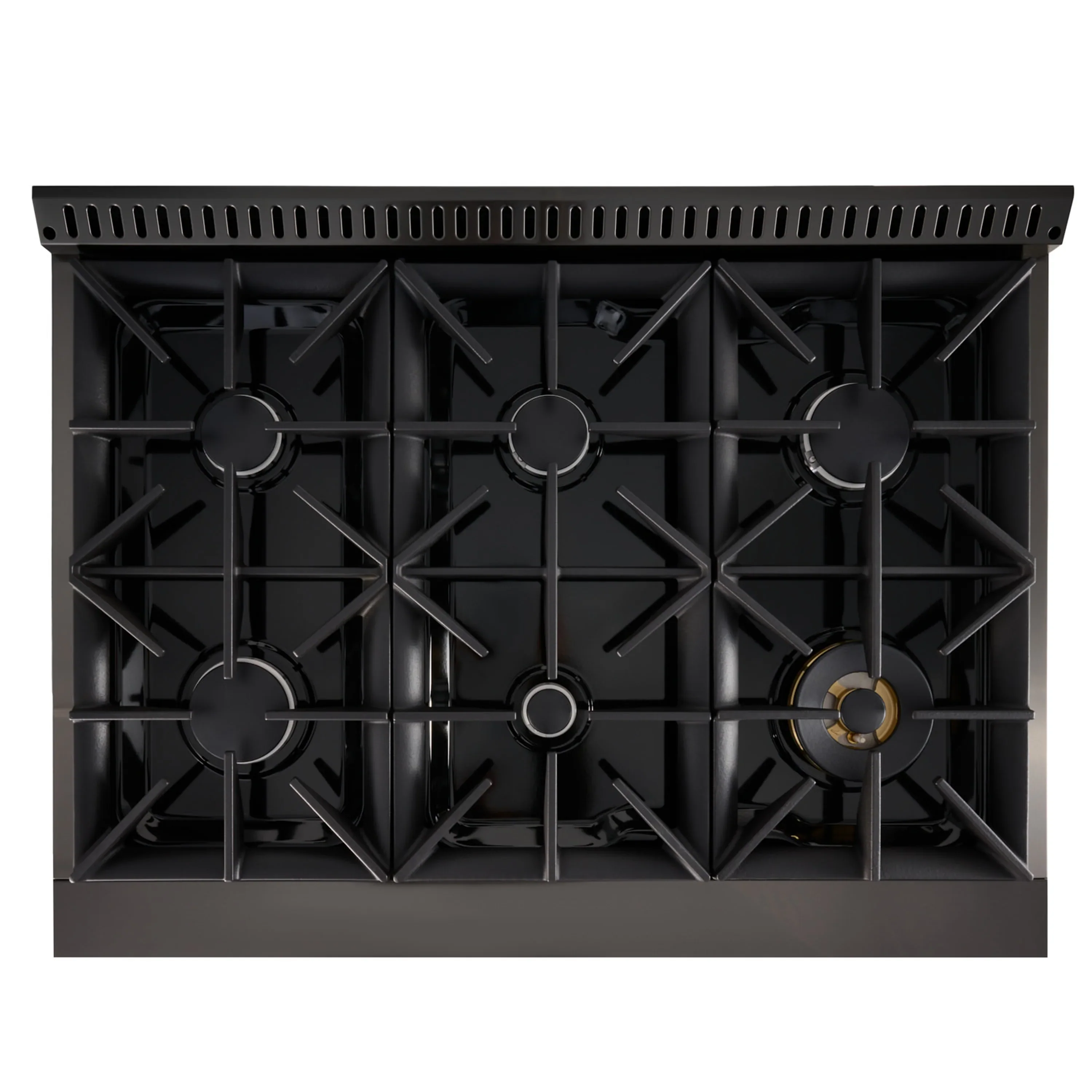 Kucht KX Gemstone 36-Inch Freestanding Propane Gas Dual Fuel Range with 6 Burners, 5.2 Cu. Ft. Oven Capacity in Titanium Stainless Steel (KXD36/LP-TT) - Image 6