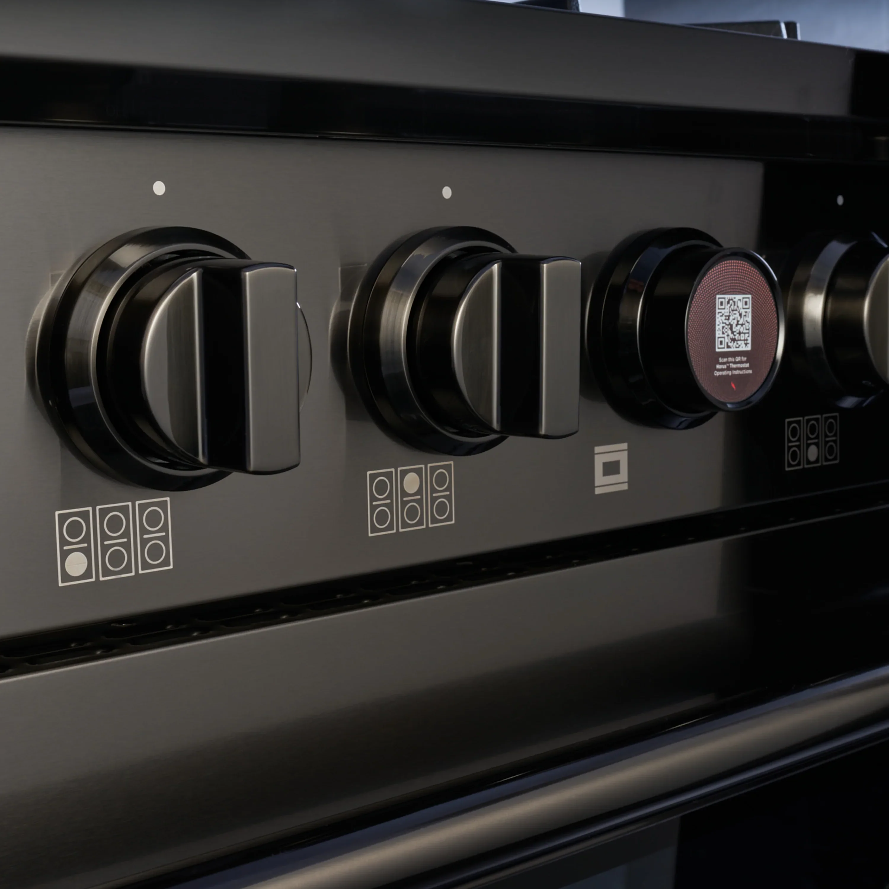 Kucht KX Gemstone 36-Inch Freestanding Propane Gas Dual Fuel Range with 6 Burners, 5.2 Cu. Ft. Oven Capacity in Titanium Stainless Steel (KXD36/LP-TT) - Image 9