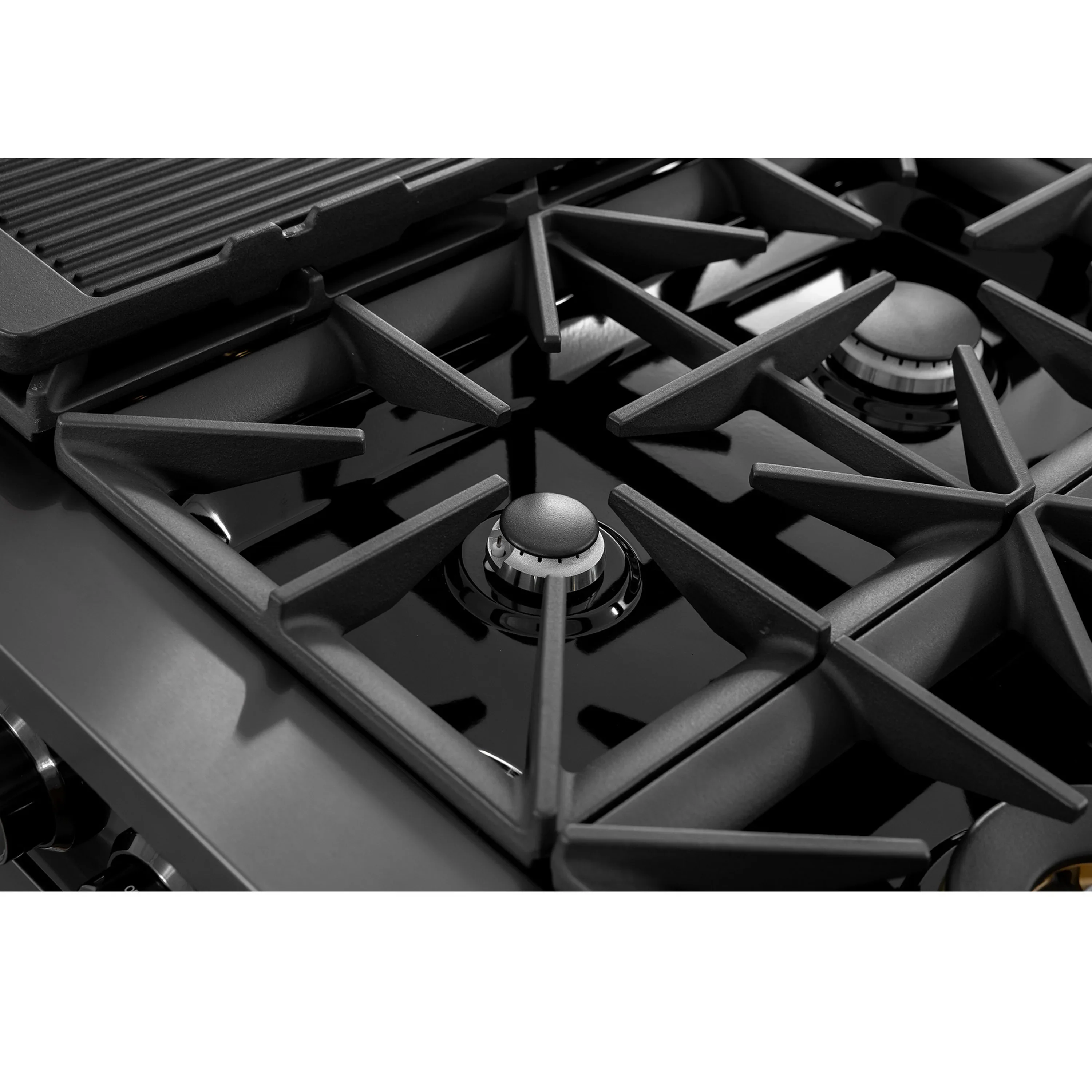 Kucht KX Gemstone 48-Inch Freestanding Propane Gas Dual Fuel Range with 8 Burners, 6.7 Cu. Ft. Oven Capacity in Titanium Stainless Steel (KXD48/LP-TT) - Image 11
