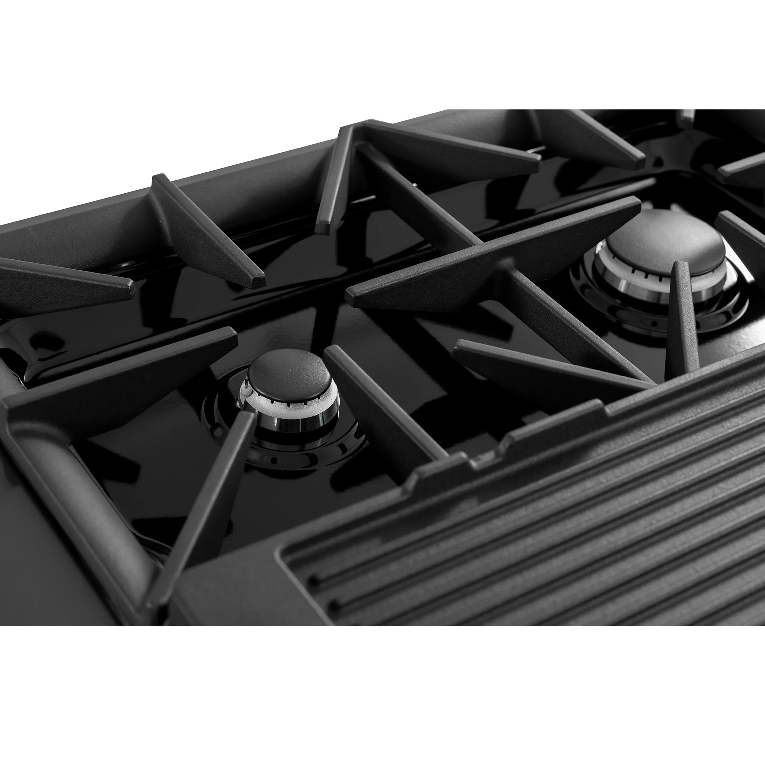 Kucht KX Gemstone 48-Inch Freestanding Propane Gas Dual Fuel Range with 8 Burners, 6.7 Cu. Ft. Oven Capacity in Titanium Stainless Steel (KXD48/LP-TT) - Image 7