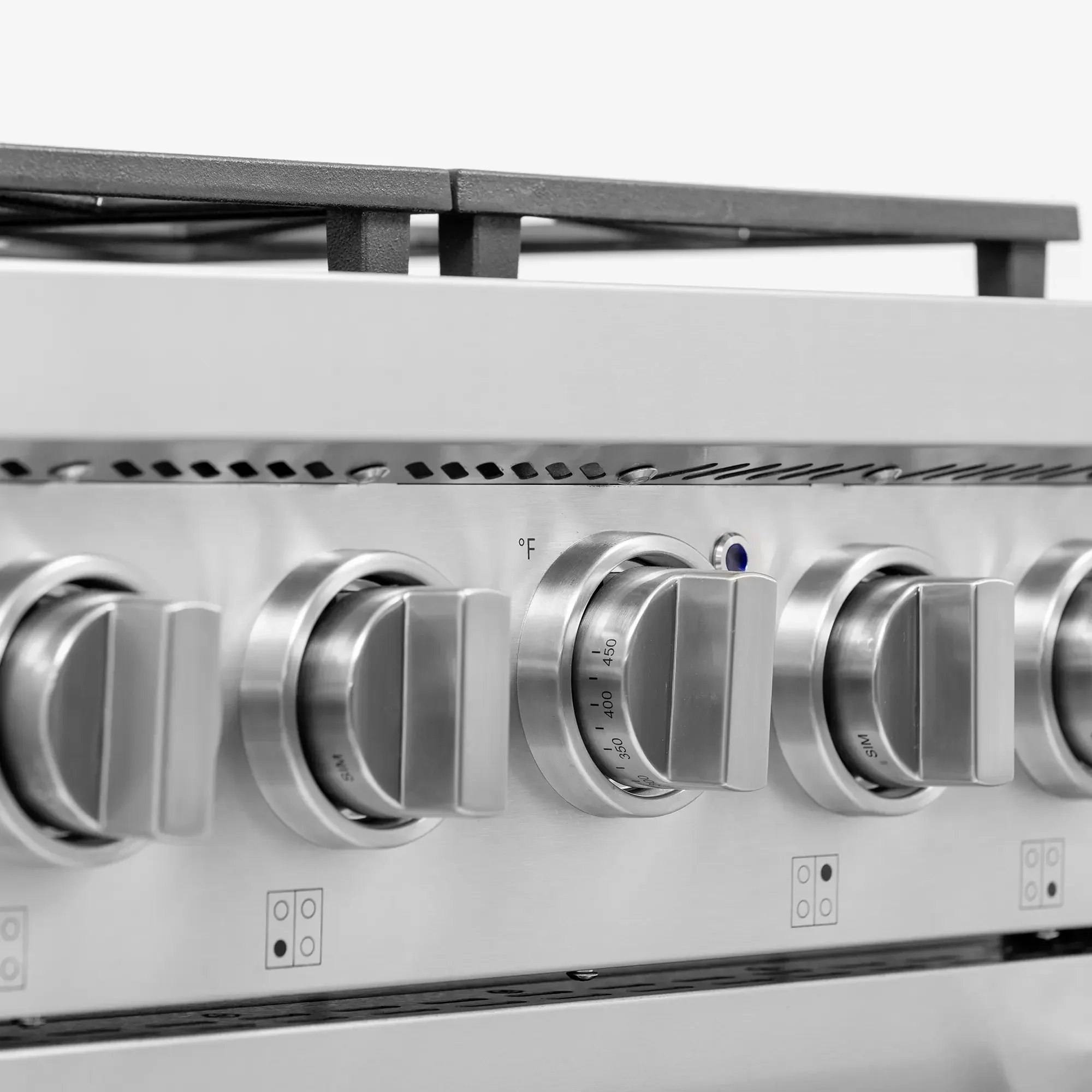 Kucht Professional 24-Inch Propane Gas Range with 2.5 cu. ft. Oven in Stainless Steel with True Simmer Burners (KFX2400X/LP) - Image 9