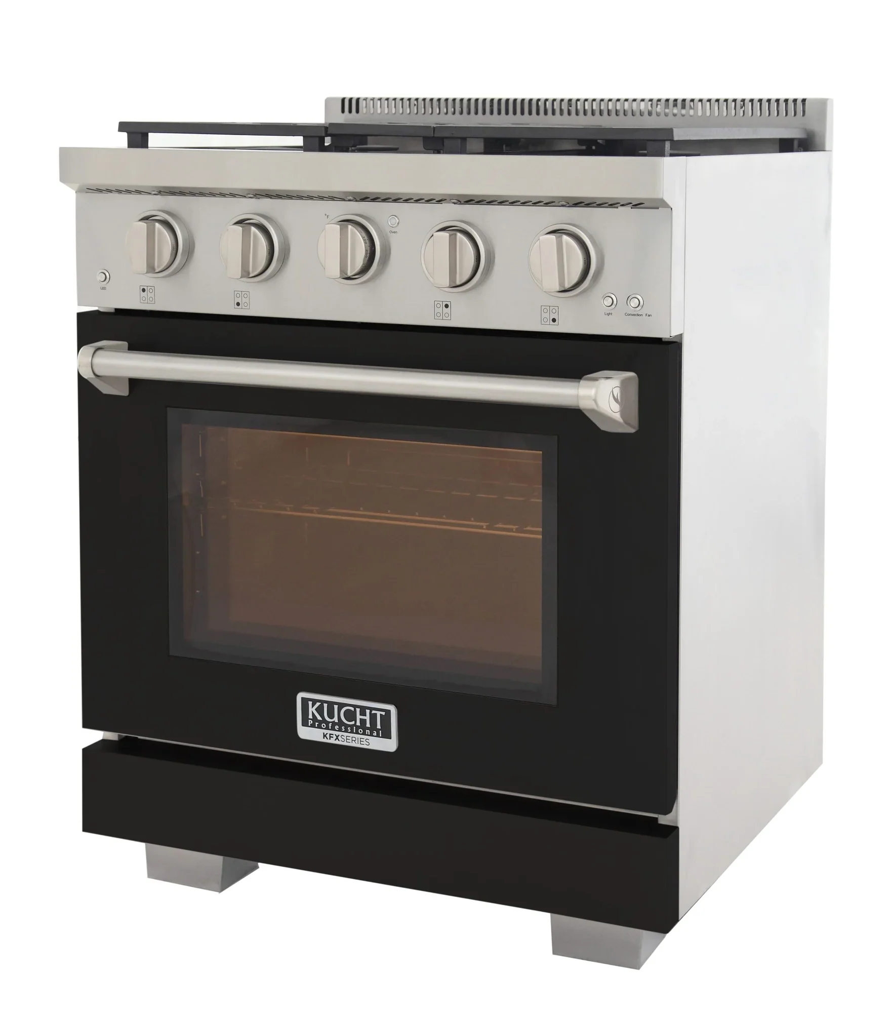 Kucht Professional 30-Inch 4.2 cu. ft. Propane Gas Range in Black with True Simmer Burners (KFX3000X/LP-BK) - Image 3