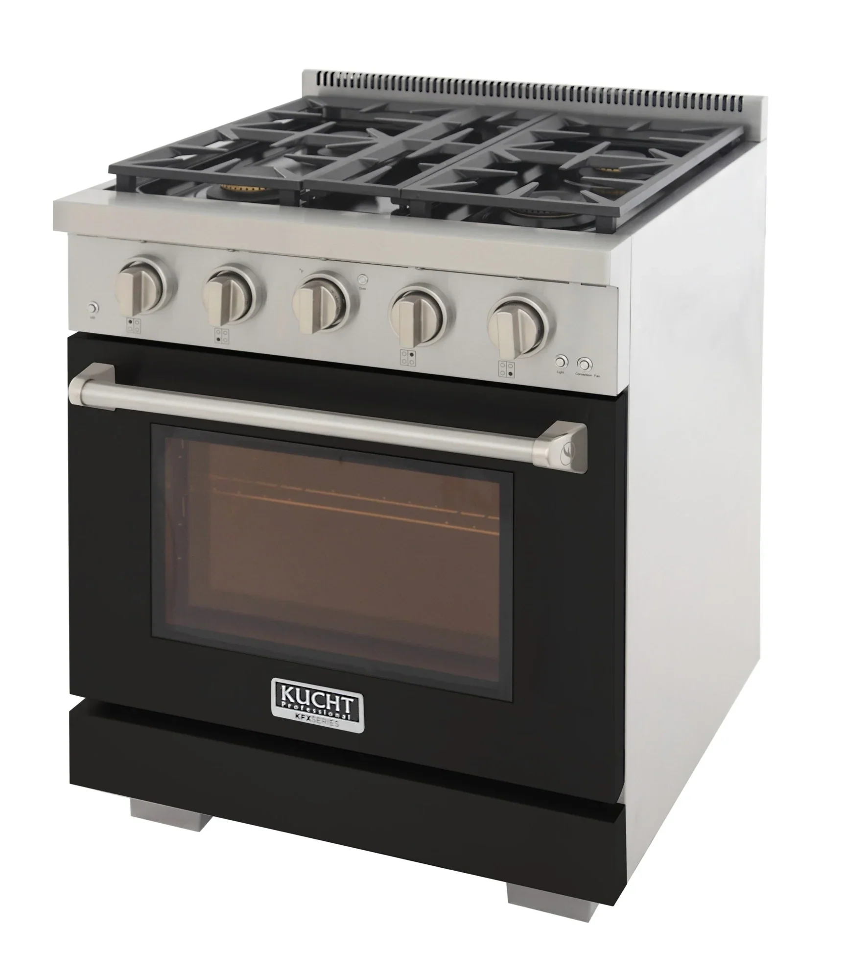 Kucht Professional 30-Inch 4.2 cu. ft. Propane Gas Range in Black with True Simmer Burners (KFX3000X/LP-BK) - Image 4