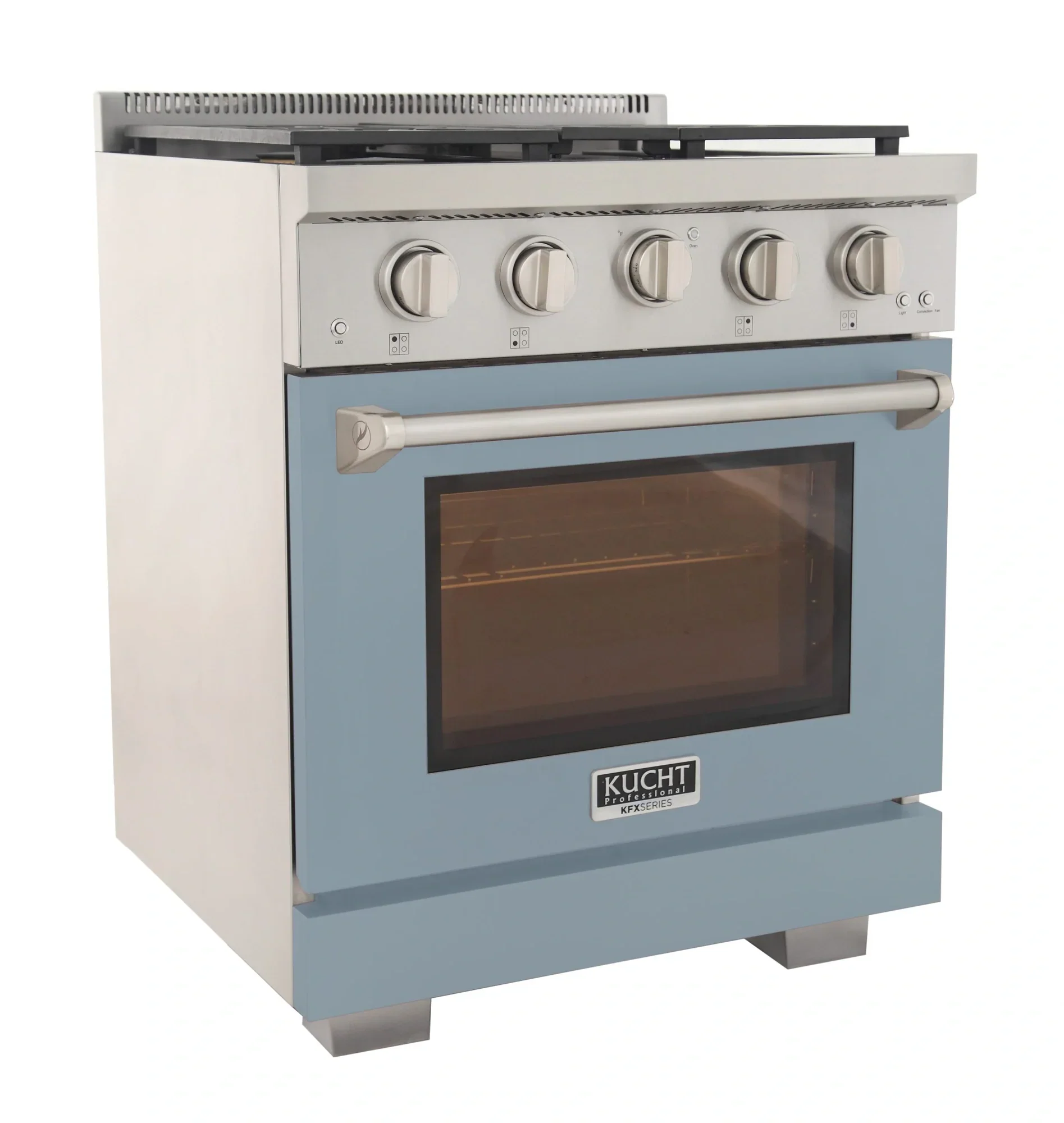 Kucht Professional 30-Inch 4.2 cu. ft. Propane Gas Range in Light Blue with True Simmer Burners (KFX3000X/LP-LB) - Image 2
