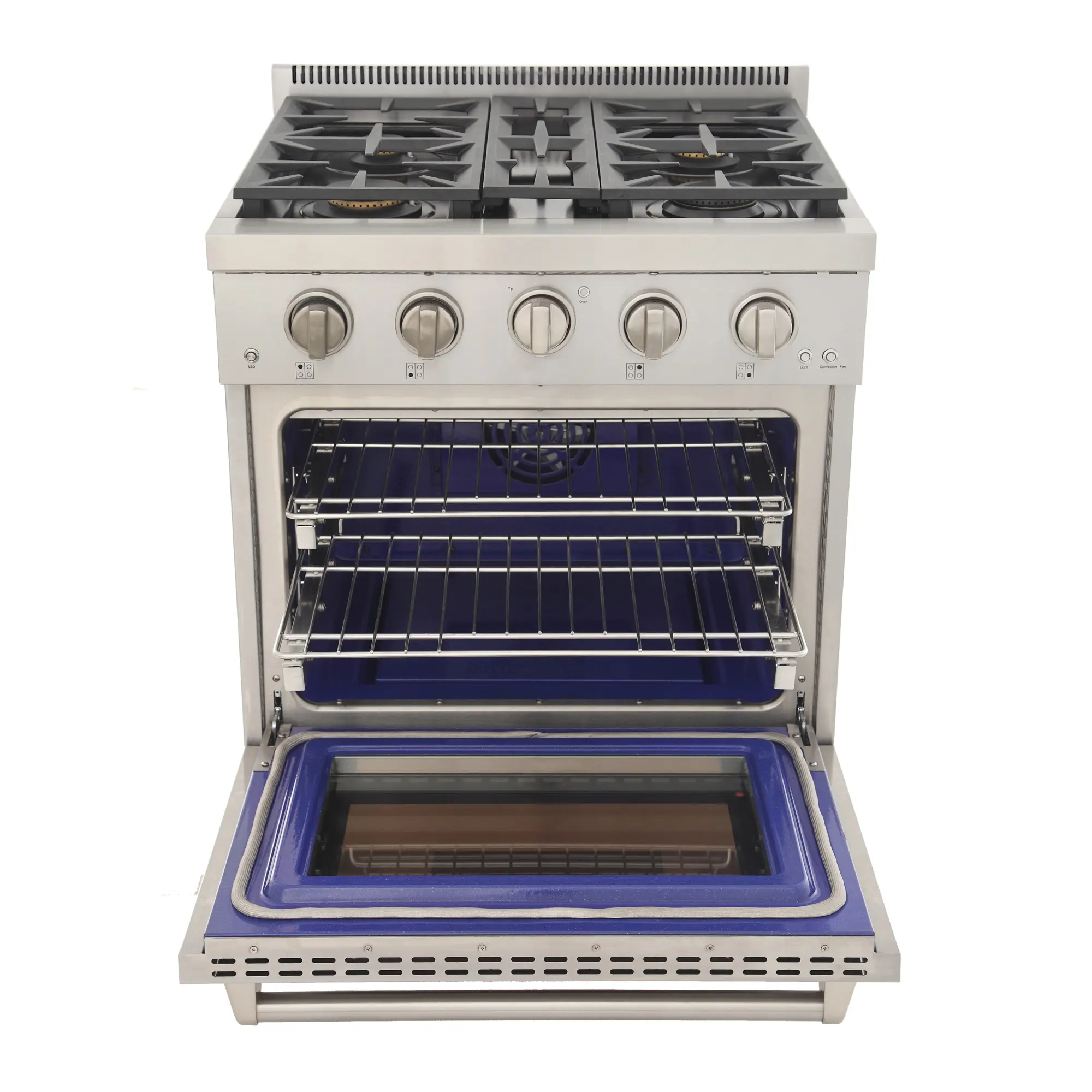 Kucht Professional 30-Inch 4.2 cu. ft. Propane Gas Range in Light Blue with True Simmer Burners (KFX3000X/LP-LB) - Image 4