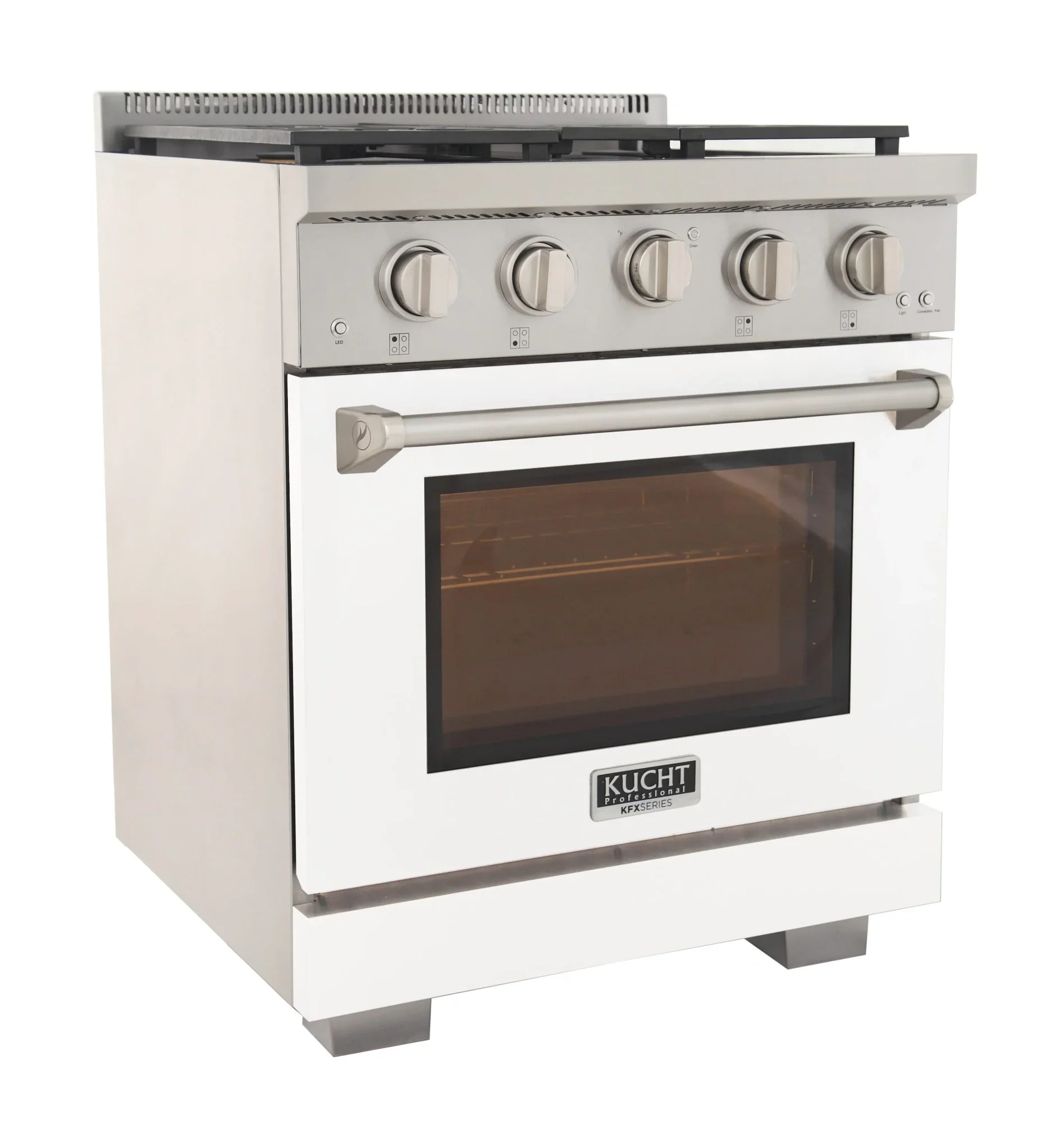 Kucht Professional 30-Inch 4.2 cu. ft. Propane Gas Range in White with True Simmer Burners (KFX3000X/LP-W) - Image 5