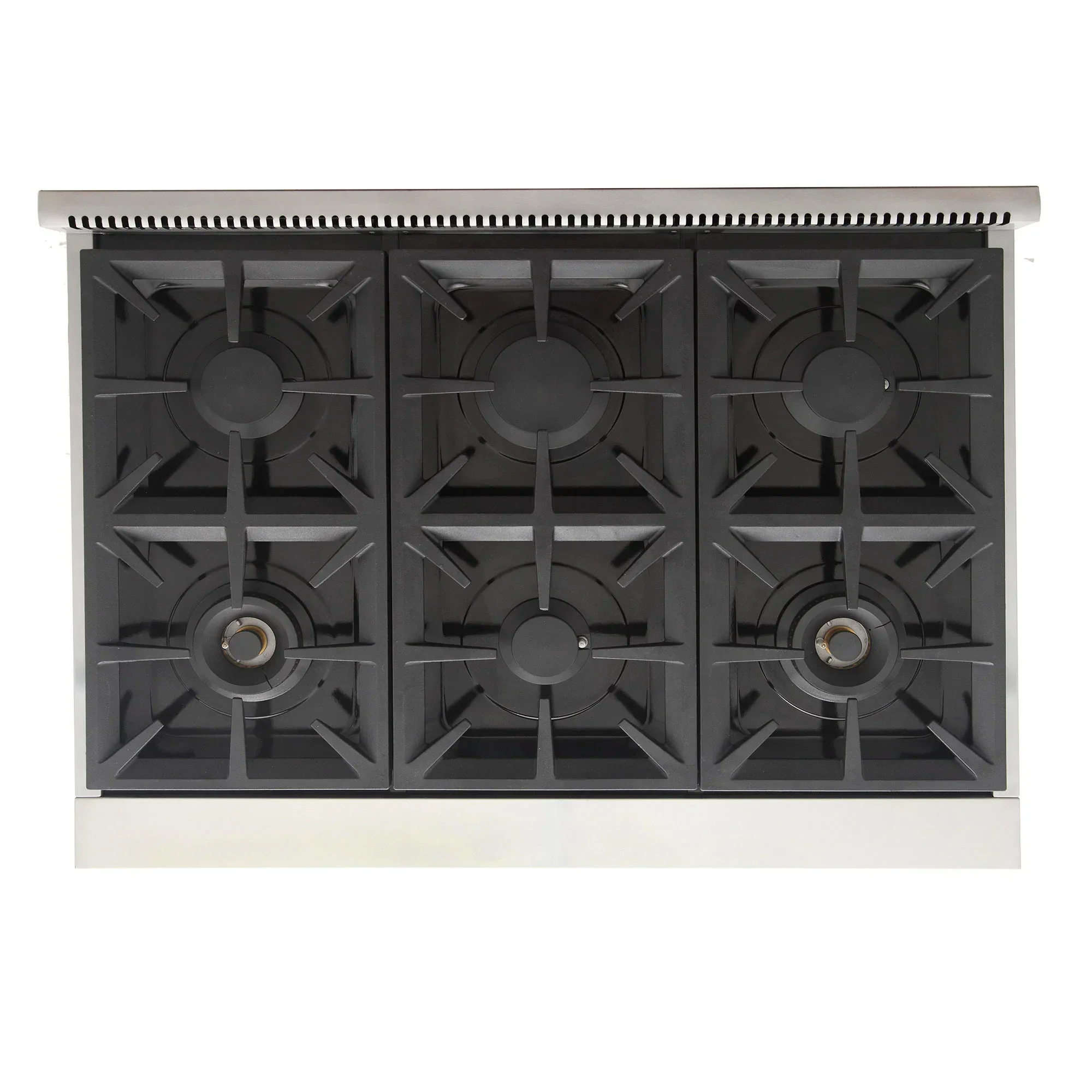 Kucht Professional 36-Inch 5.2 cu. ft. Propane Gas Range in Black with Silver Accents (KFX360/LP-BK) - Image 8
