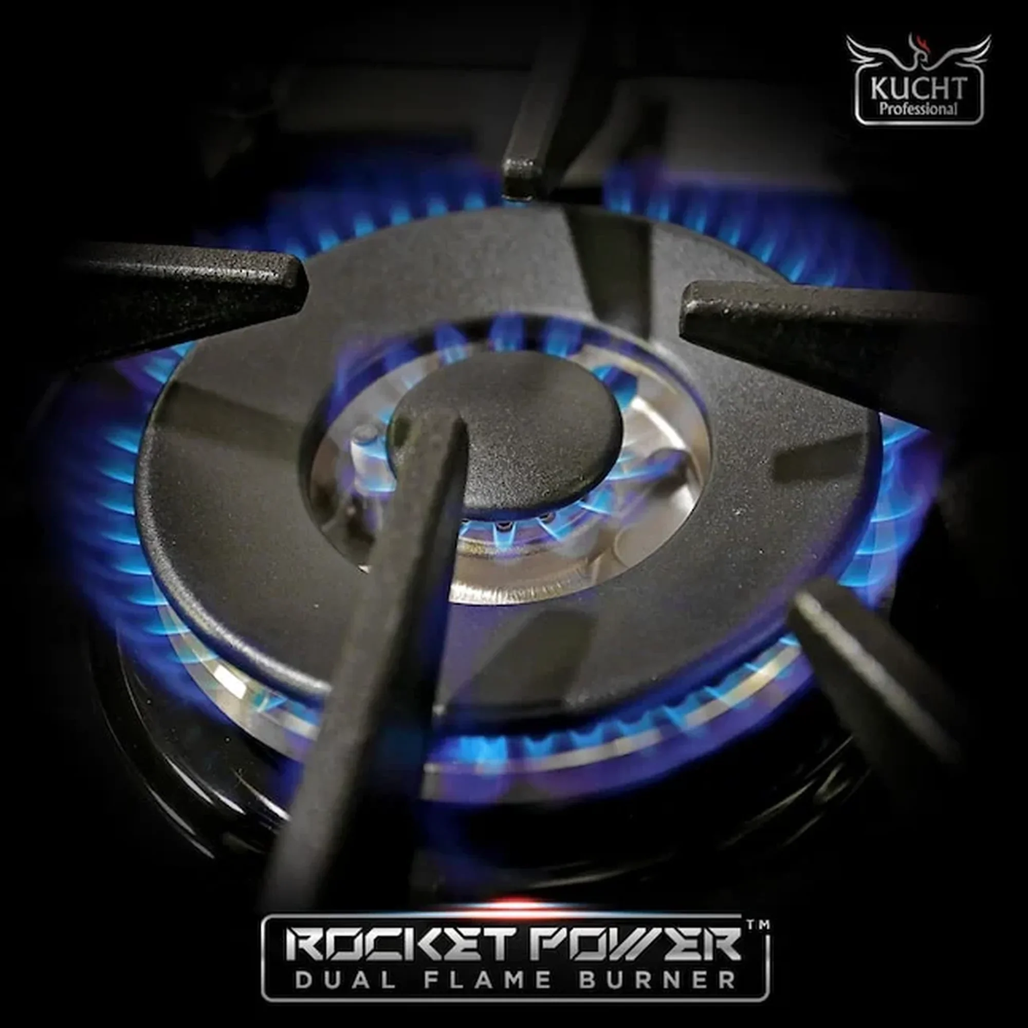 Kucht Professional 36-Inch 5.2 cu ft. Propane Gas Range in Cement Gray with Silver Accents (KNG361/LP-GR) - Image 11