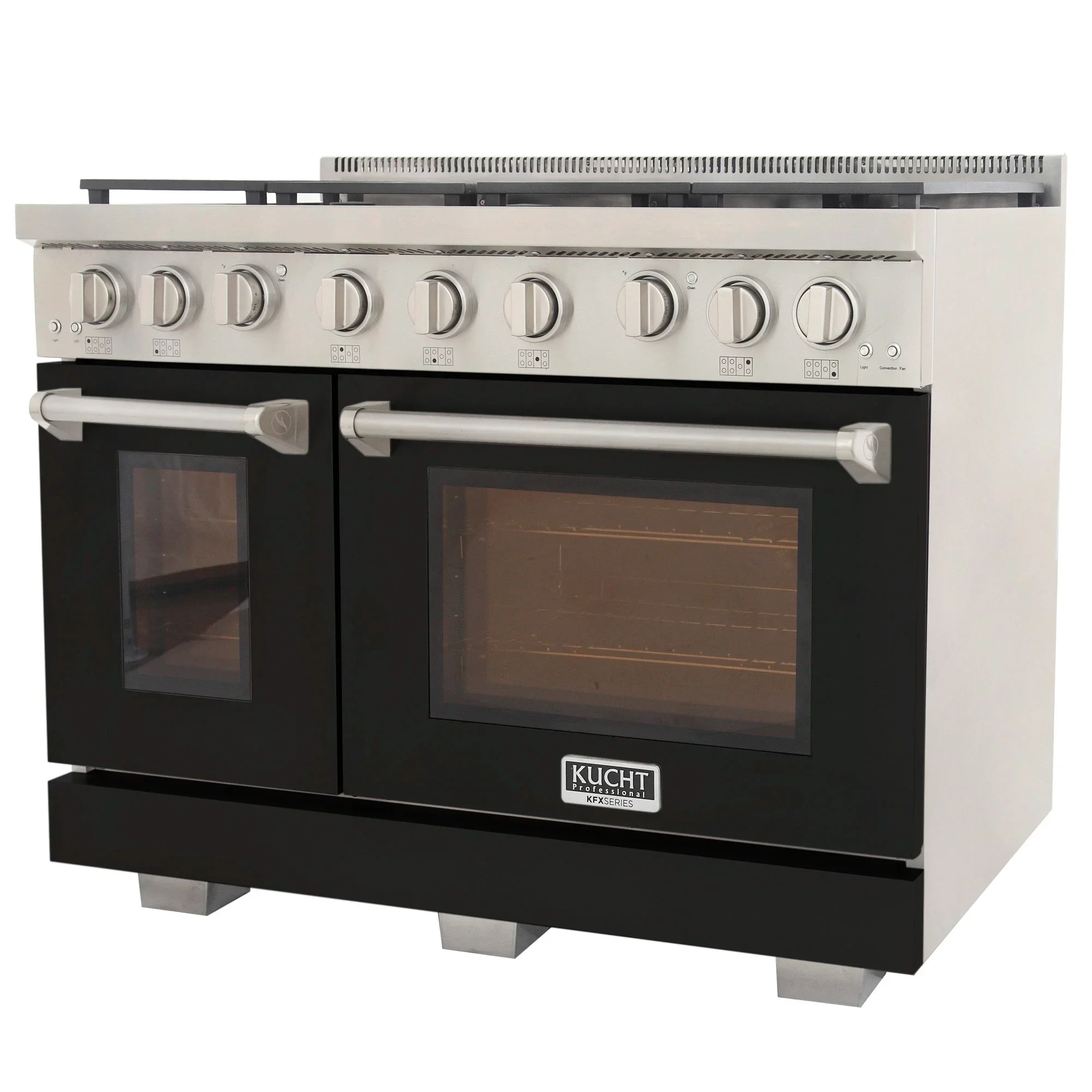 Kucht Professional 48-Inch 6.7 cu. ft. Propane Gas Range in Black with True Simmer Burners (KFX4800X/LP-BK) - Image 6