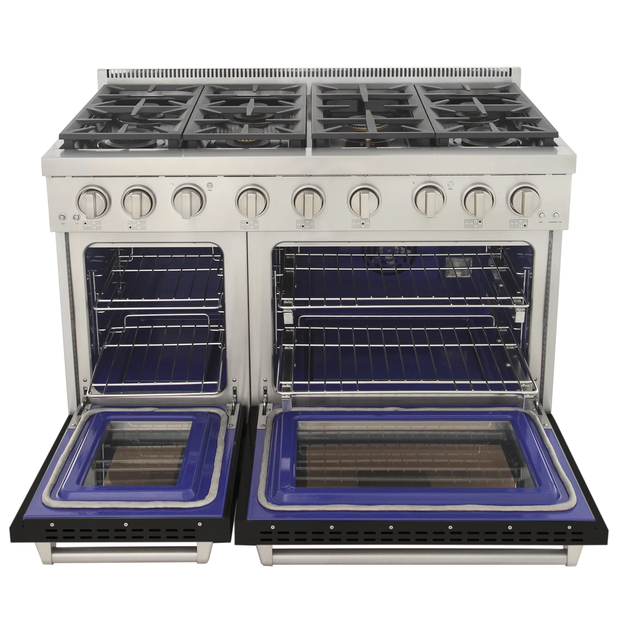 Kucht Professional 48-Inch 6.7 cu. ft. Propane Gas Range in Black with True Simmer Burners (KFX4800X/LP-BK) - Image 7