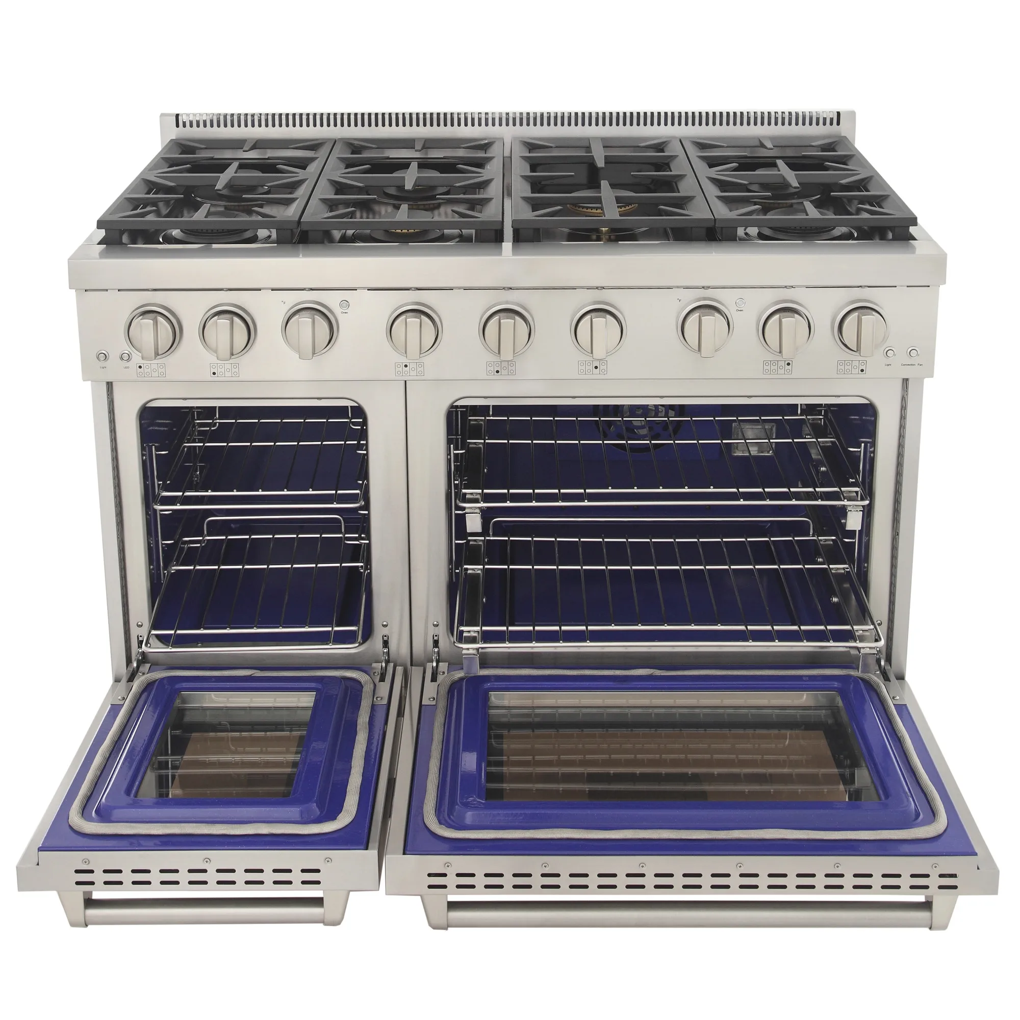 Kucht Professional 48-Inch 6.7 cu. ft. Propane Gas Range in Light Blue with True Simmer Burners (KFX4800X/LP-LB) - Image 6