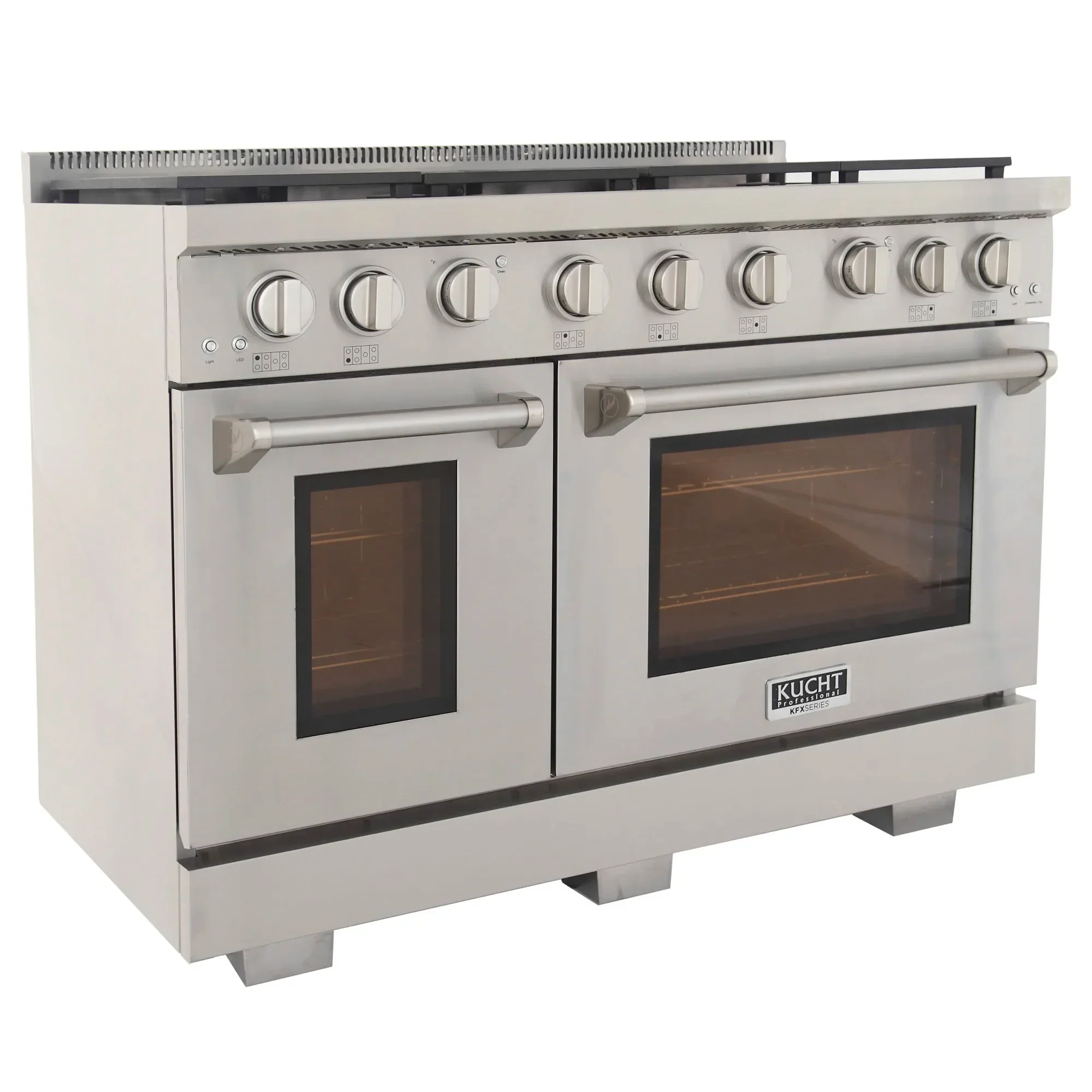 Kucht Professional 48-Inch 6.7 cu. ft. Propane Gas Range in Stainless Steel with True Simmer Burners (KFX4800X/LP-S) - Image 7