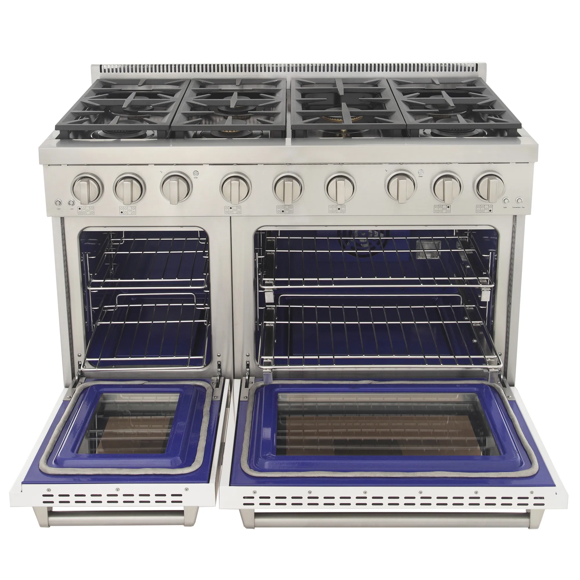 Kucht Professional 48-Inch 6.7 cu. ft. Propane Gas Range in White with True Simmer Burners (KFX4800X/LP-W) - Image 8