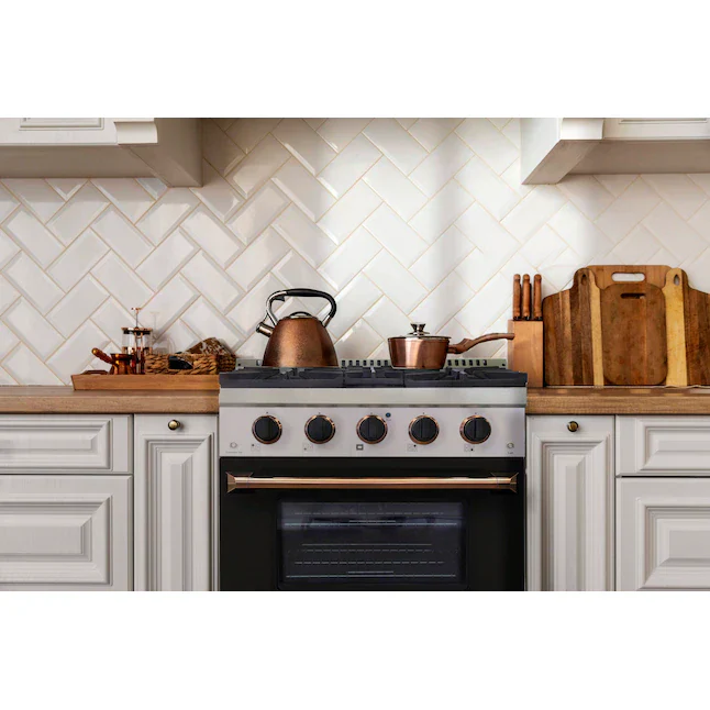 Kucht Signature 30-Inch Pro-Style Dual Fuel Range with Propane Gas in Stainless Steel with Black Oven Door & Gold H&le (KDF302/LP-K-GOLD) - Image 2
