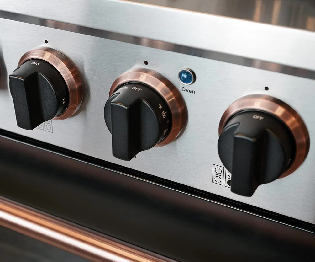 Kucht Signature 48-Inch 6.7 cu ft. Propane Gas Range with Black Door & Rose Gold Accents (KNG481/LP-K-ROSE) - Image 11