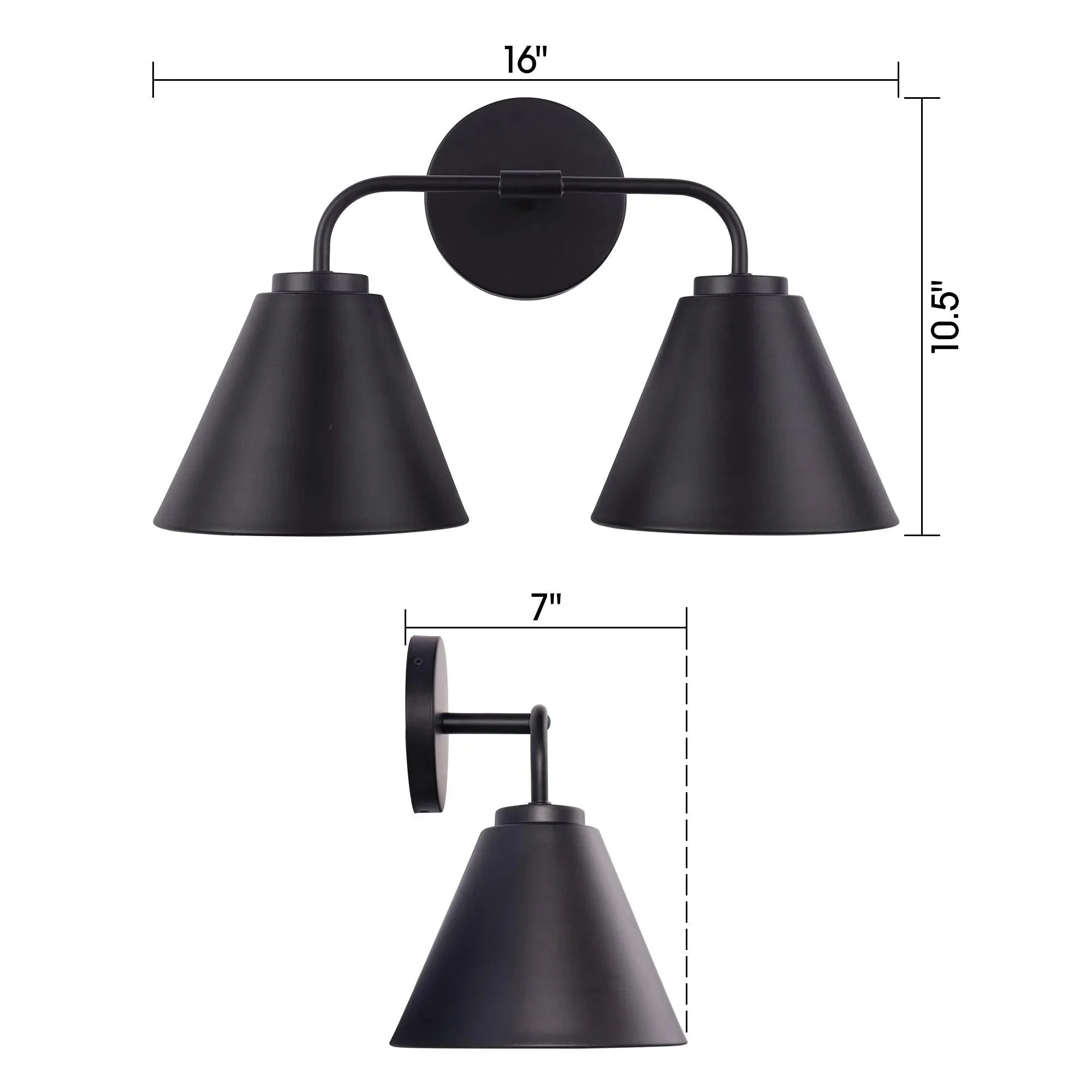 Parrot Uncle Loft Lantern Modern 2-Light Vanity Light - Image 6
