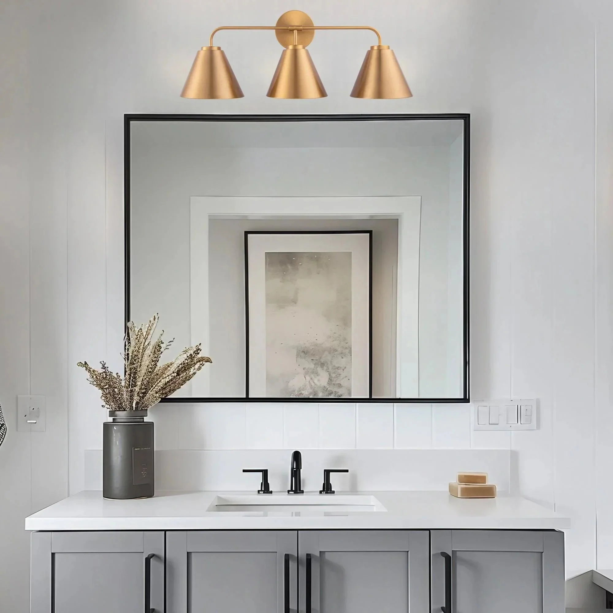 Parrot Uncle Loft Lantern Modern 3-Light Vanity Light - Image 6