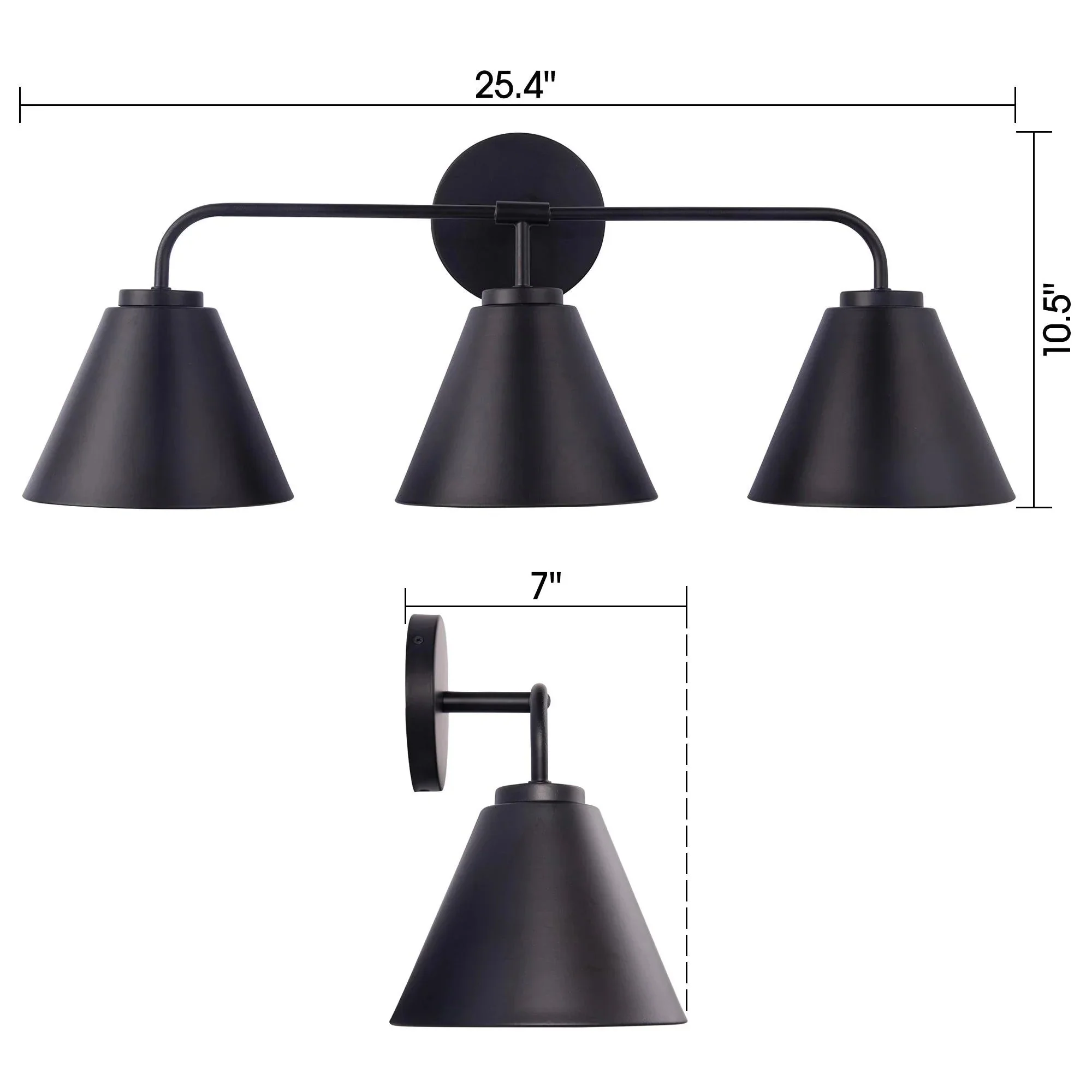 Parrot Uncle Loft Lantern Modern 3-Light Vanity Light - Image 9