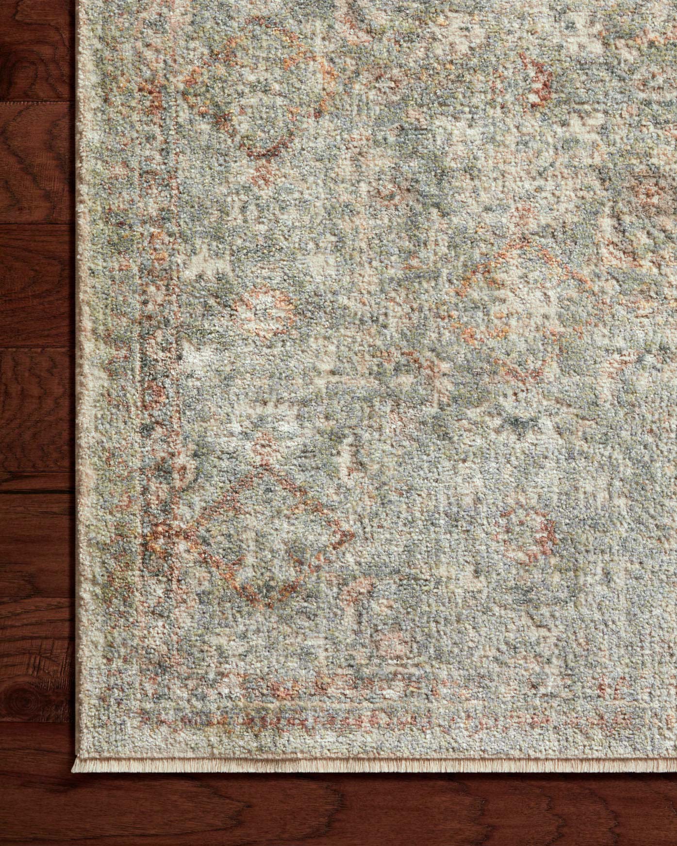 Loloi Accent Rug 2' 6" x 4' in Lagoon and Gold (SNN-02) - Image 4