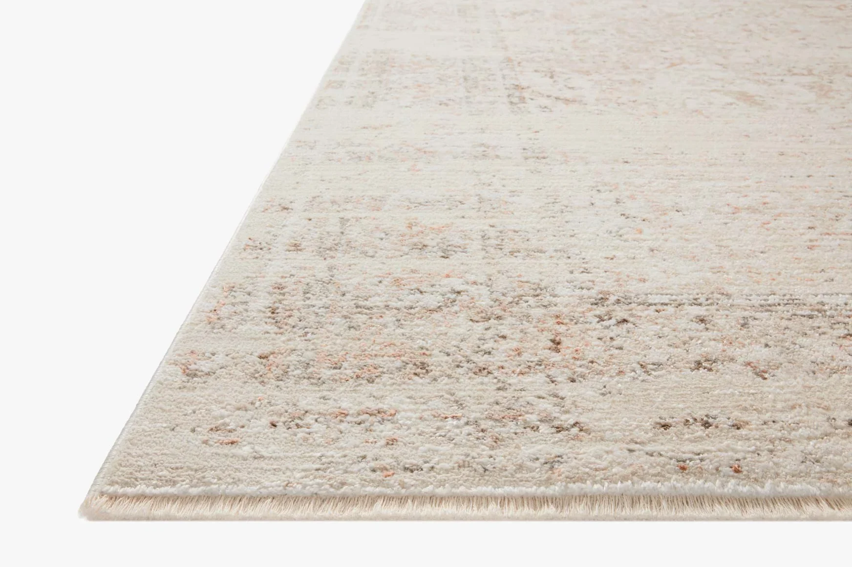 Loloi Accent Rug 3' 7" x 5' 7" in Beige and Terracotta (SNN-03) - Image 3