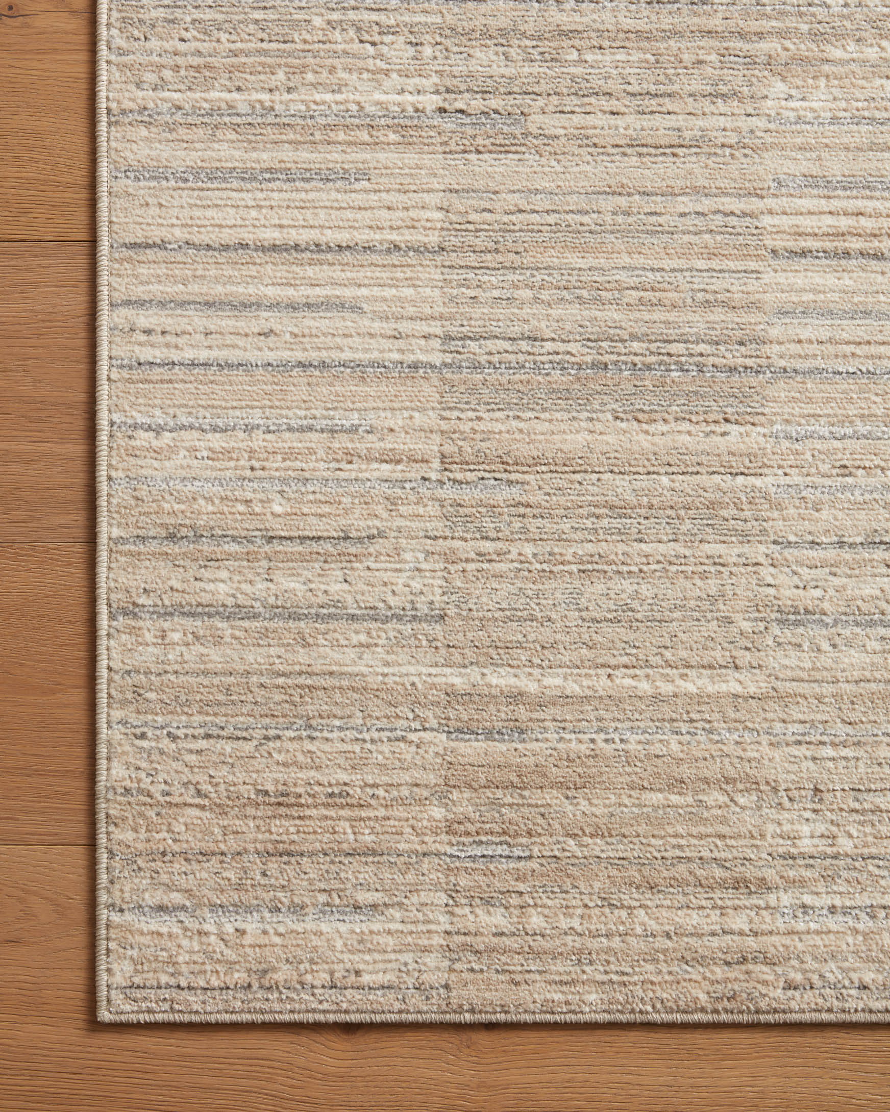 Loloi Arden Contemporary in Natural and Pebble 2' 6" x 10' Runner Rug (ARD-01) - Image 5