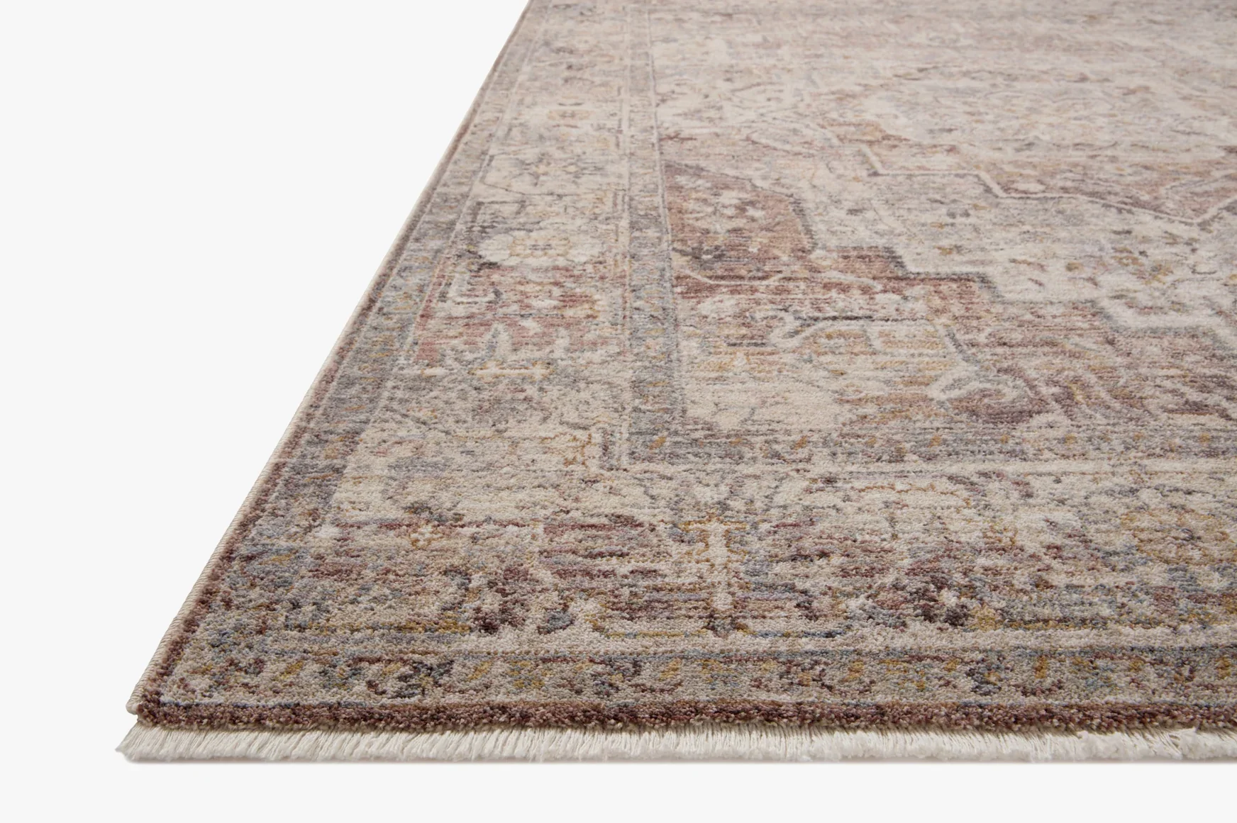 Loloi Area Rug 11' 6" x 15' 7" in Berry and Stone (LYR-06) - Image 3