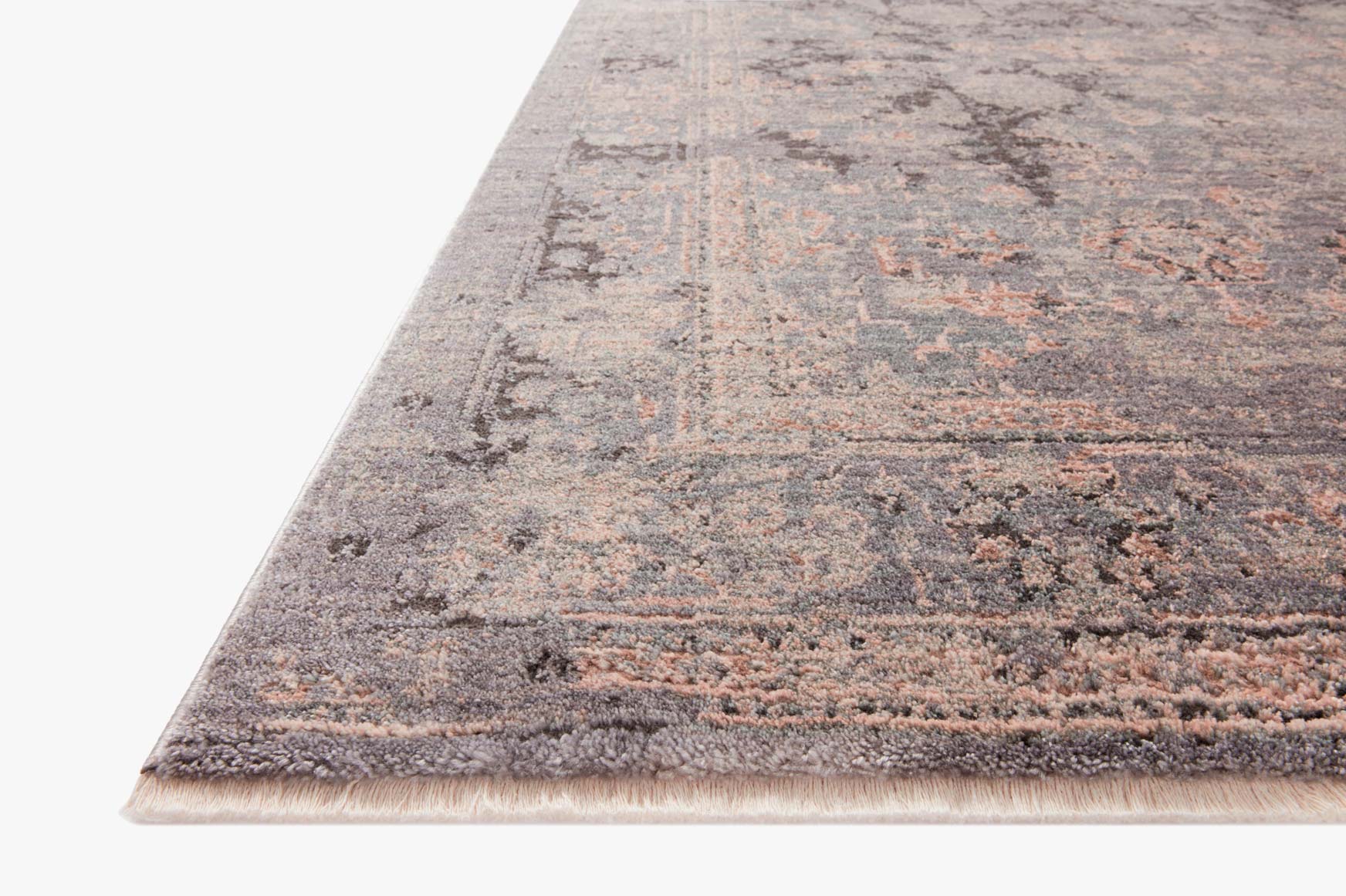 Loloi Area Rug 11' 6" x 15' in Charcoal and Slate (SNN-05) - Image 3