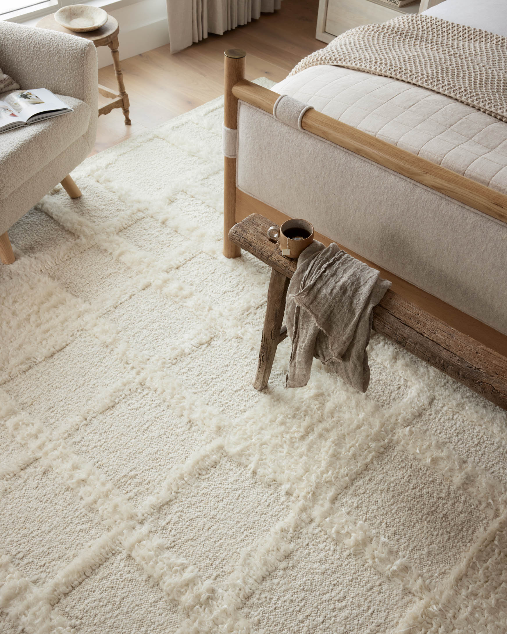 Loloi Area Rug 11' 6" x 15' in Ivory (CAI-01) - Image 3