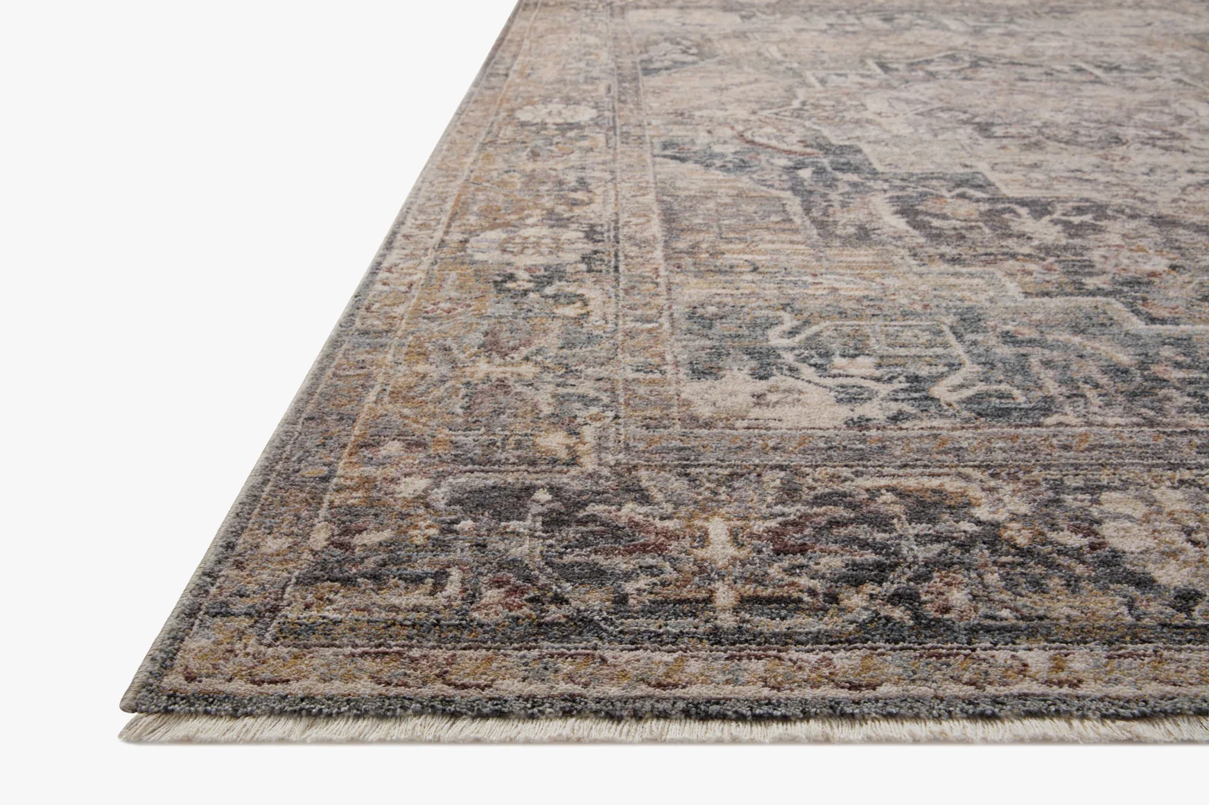 Loloi Area Rug 5' 3" x 7' 9" in Denim and Sand (LYR-06) - Image 3