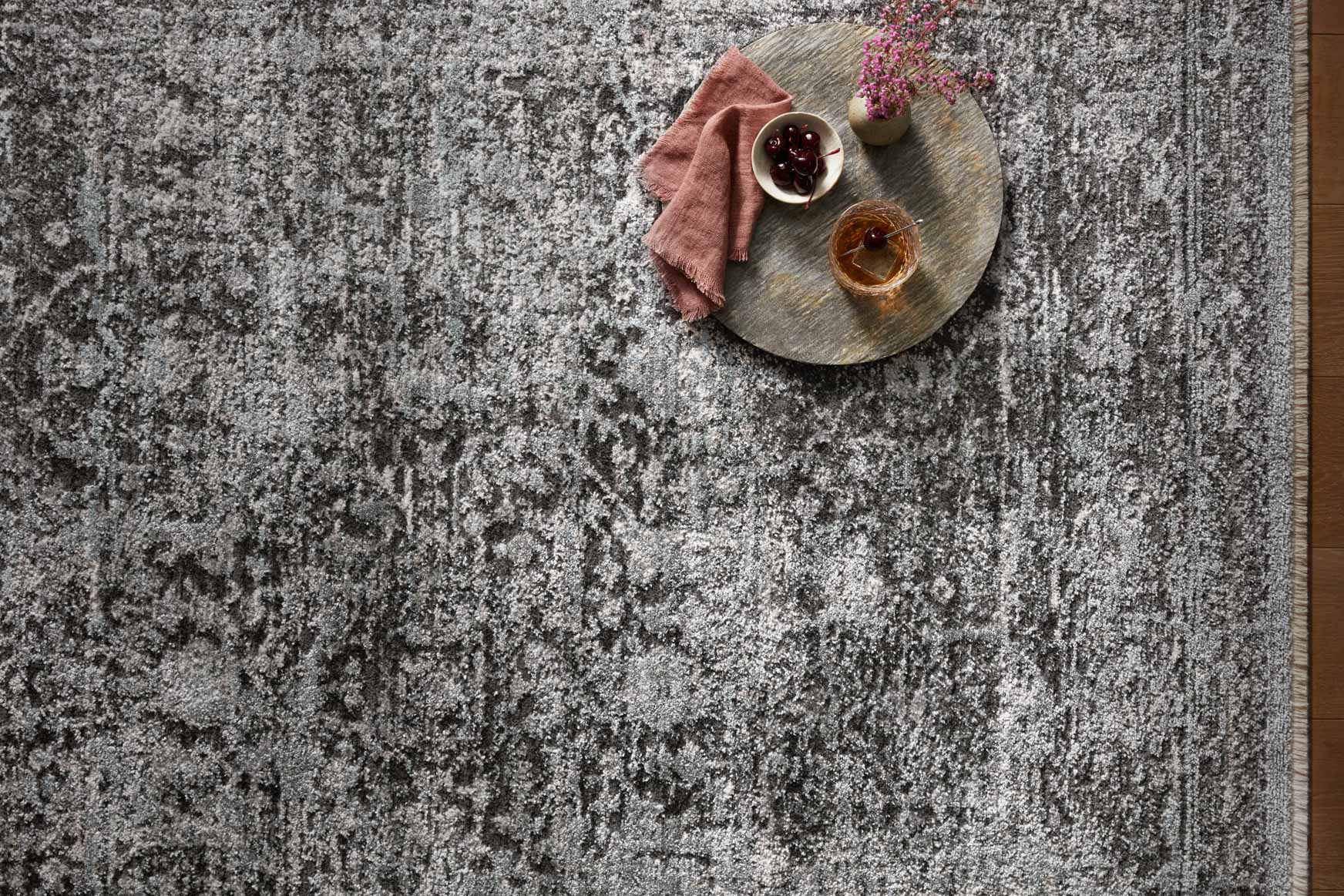 Loloi Area Rug 7'10" x 10' in Charcoal and Mist (SNN-07) - Image 3
