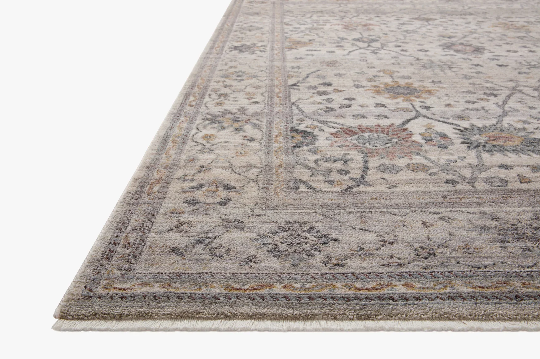 Loloi Area Round Rug 7'10" x 7'10" in Pebble (LYR-04) - Image 3