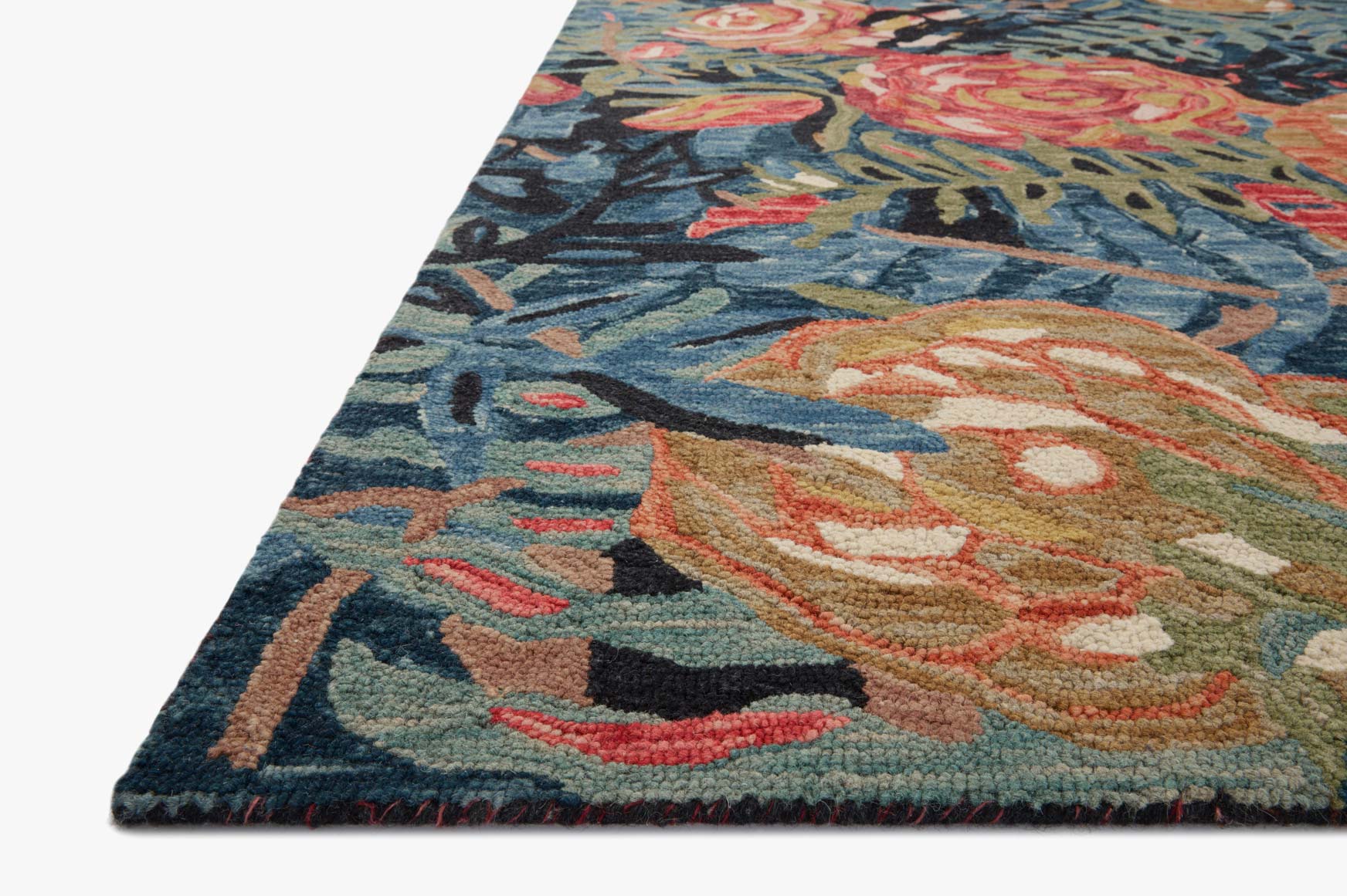 Loloi Belladonna Transitional in Black and Fiesta 8' 6" x 11' 6" Area Rug (BLM-02) - Image 3