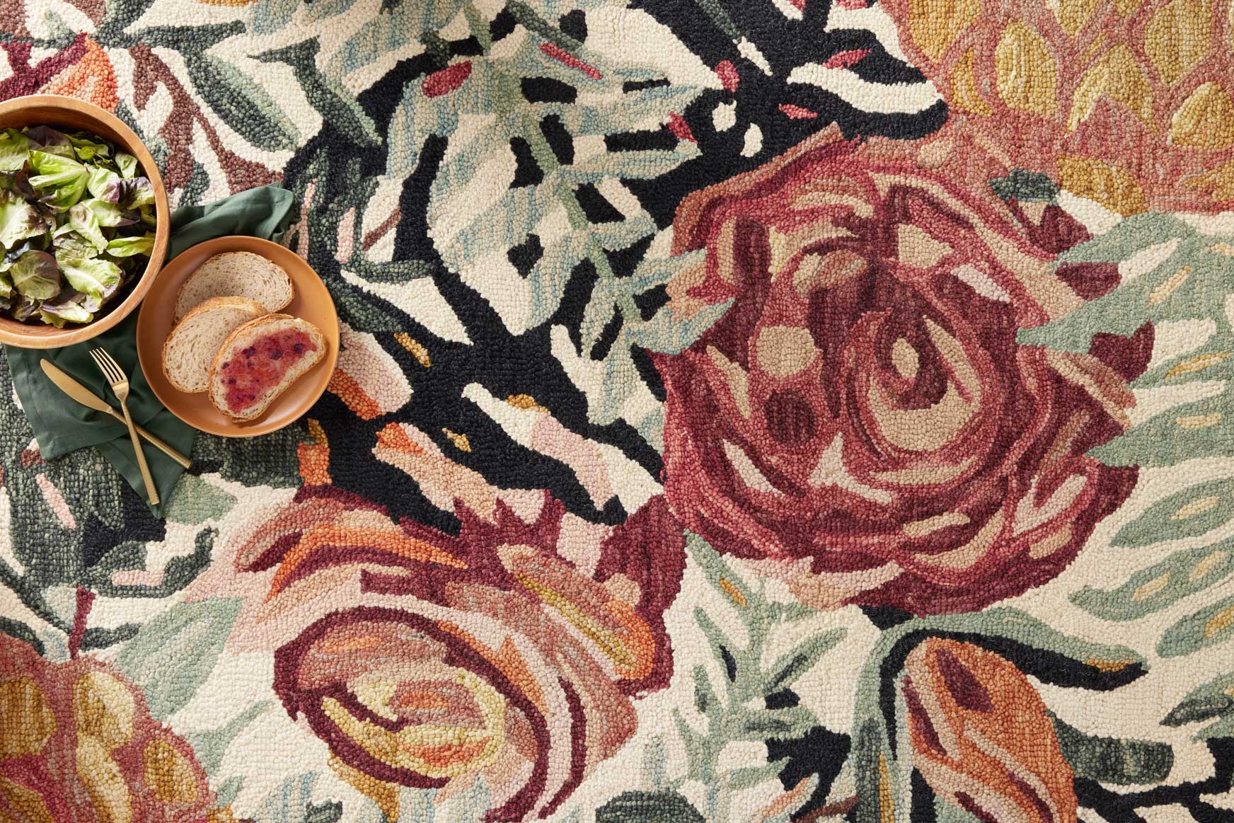 Loloi Belladonna Transitional in Ivory and Lagoon 2' 3" x 3' 9" Accent Rug (BLM-02) - Image 5