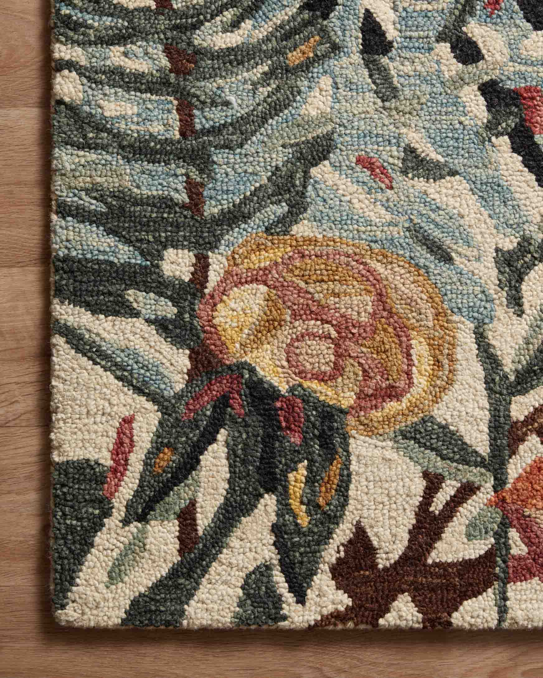 Loloi Belladonna Transitional in Ivory and Lagoon 3' 6" x 5' 6" Accent Rug (BLM-02) - Image 7