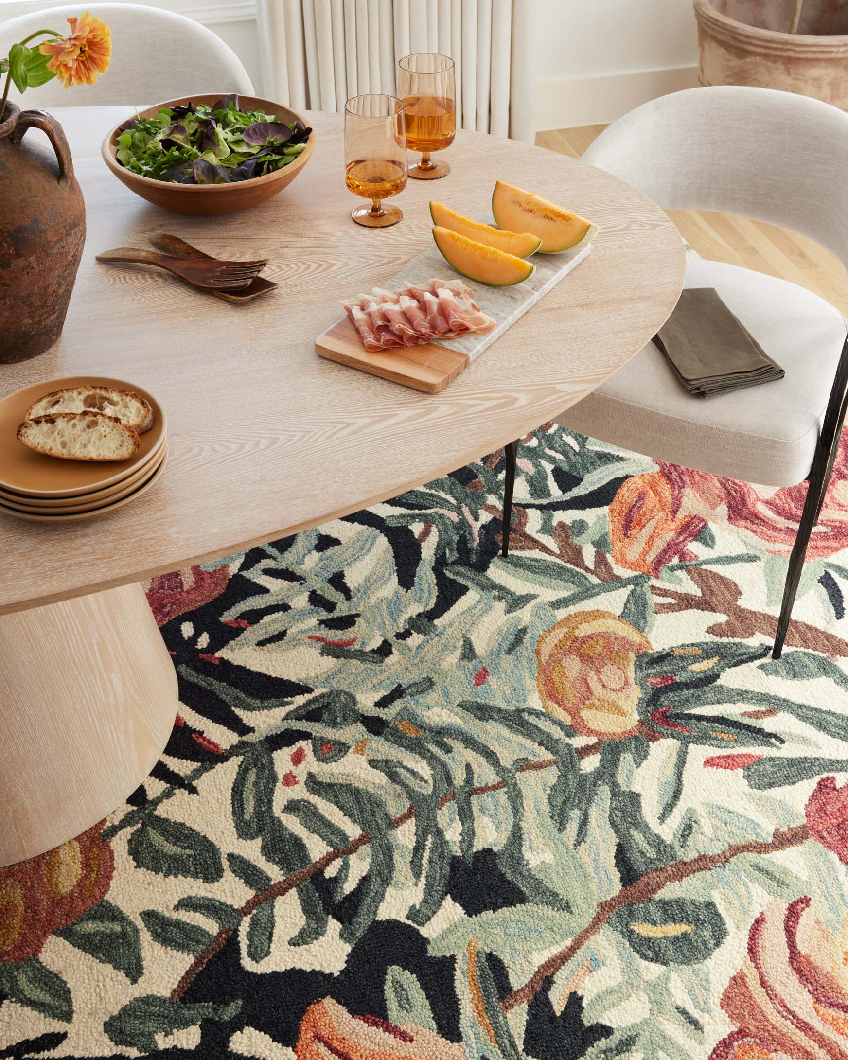Loloi Belladonna Transitional in Ivory and Lagoon 5' x 7' 6" Area Rug (BLM-02) - Image 3